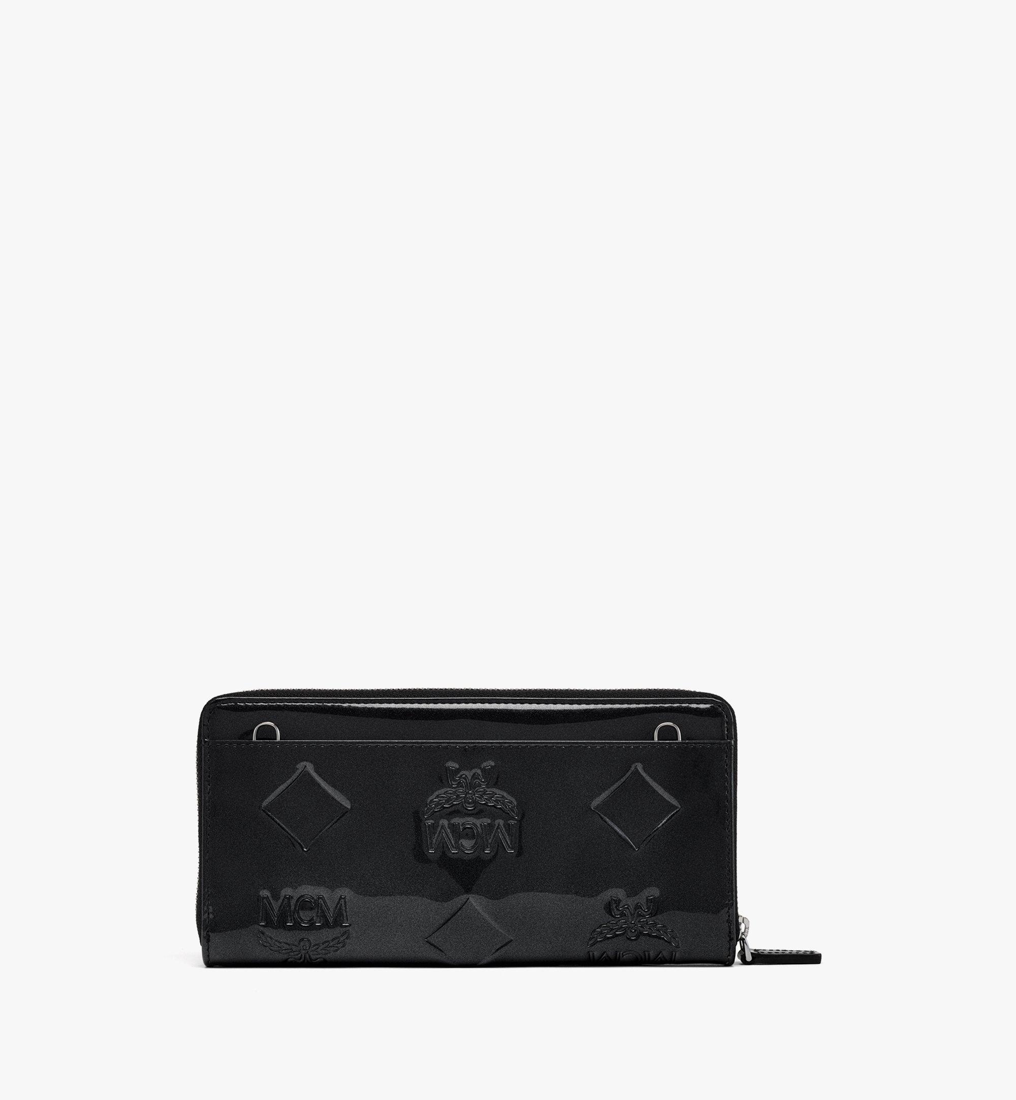 Aren Chain Zip Around Wallet in Maxi Patent Leather - 3