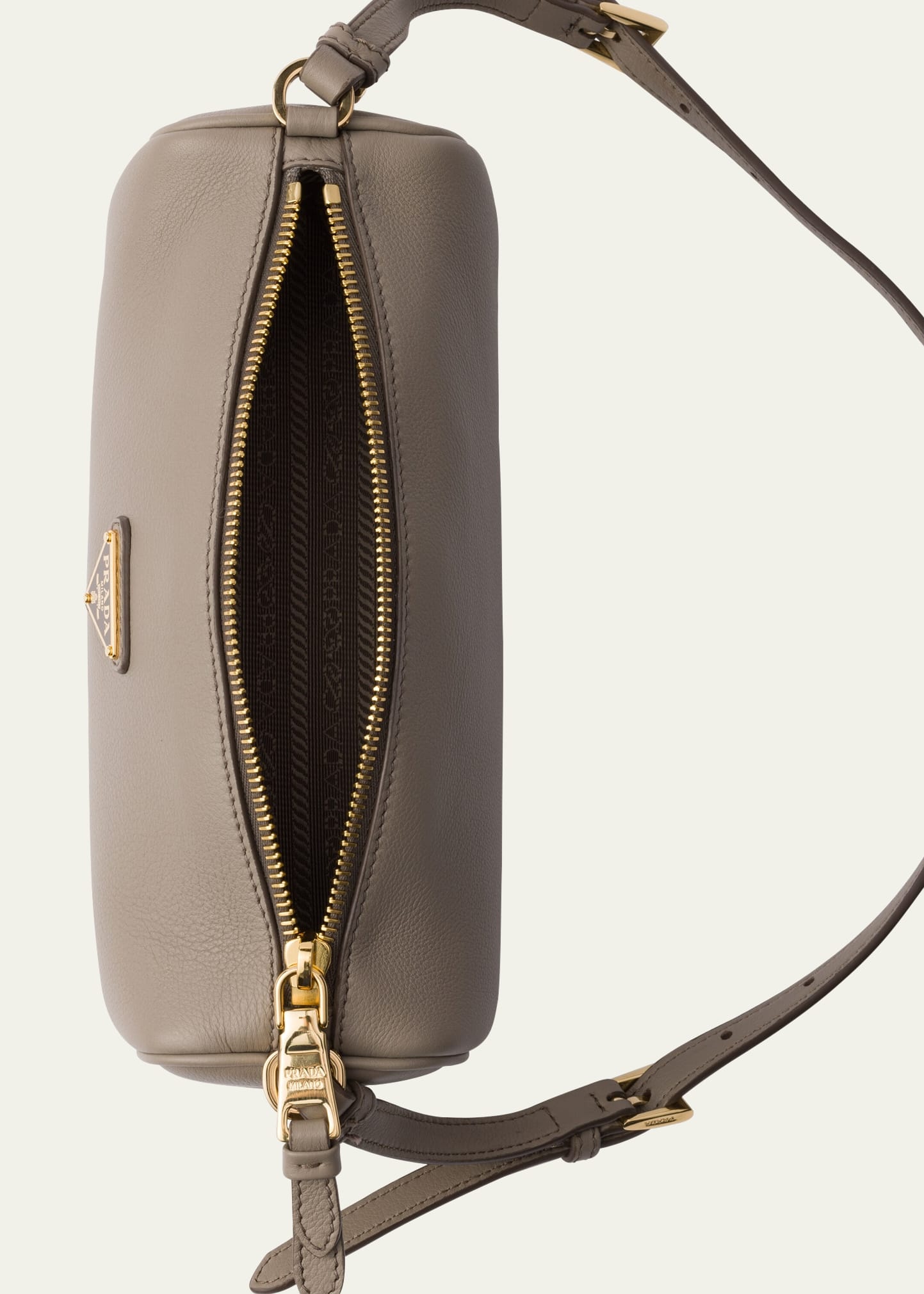 Soft Grain Leather Shoulder Bag - 4