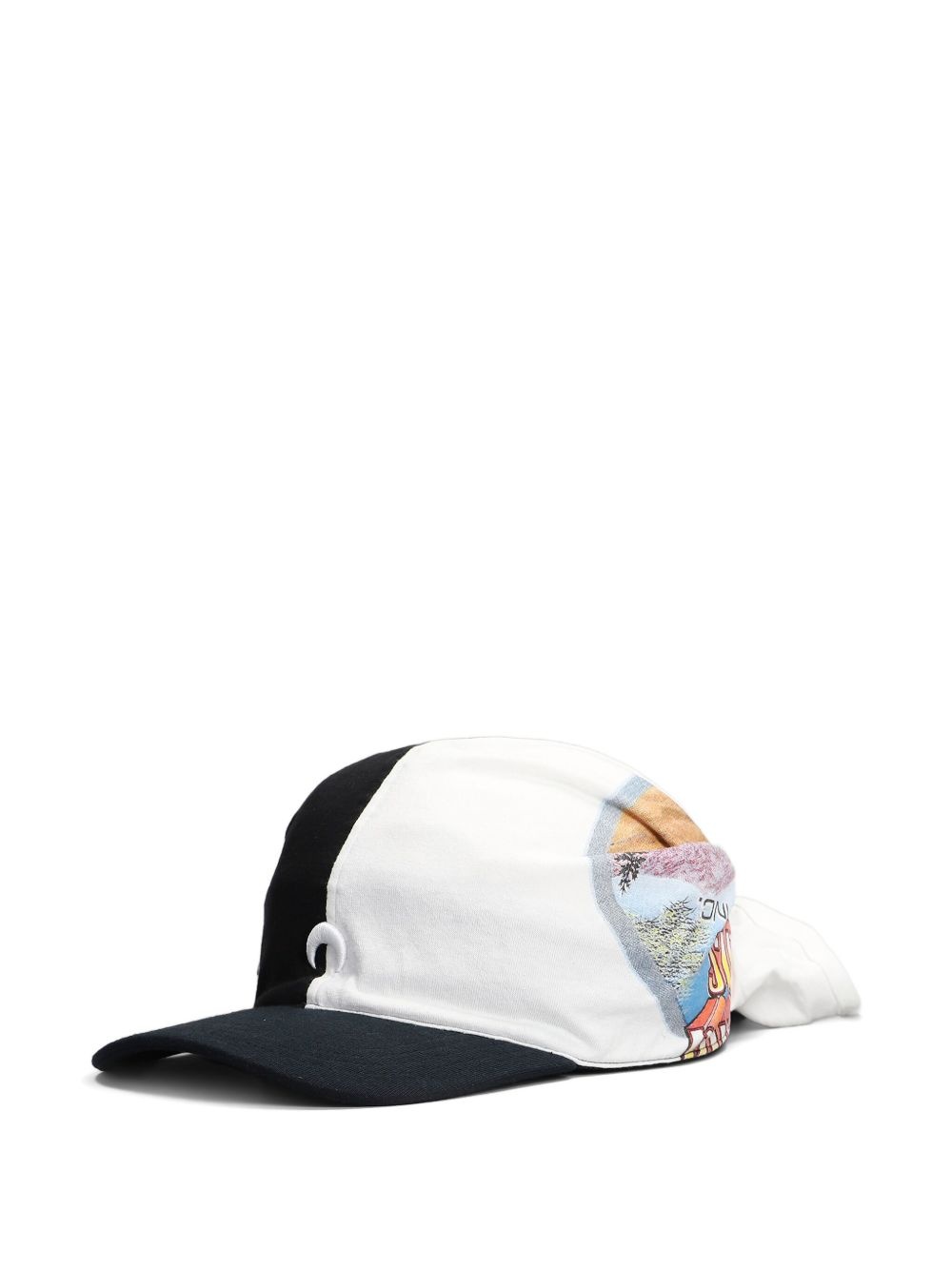 panelled baseball cap - 5