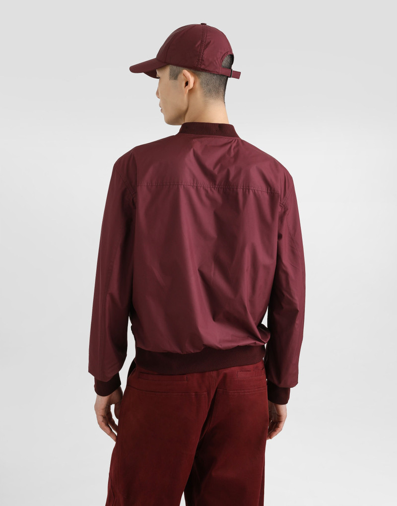 Technical fabric bomber jacket with tag 5