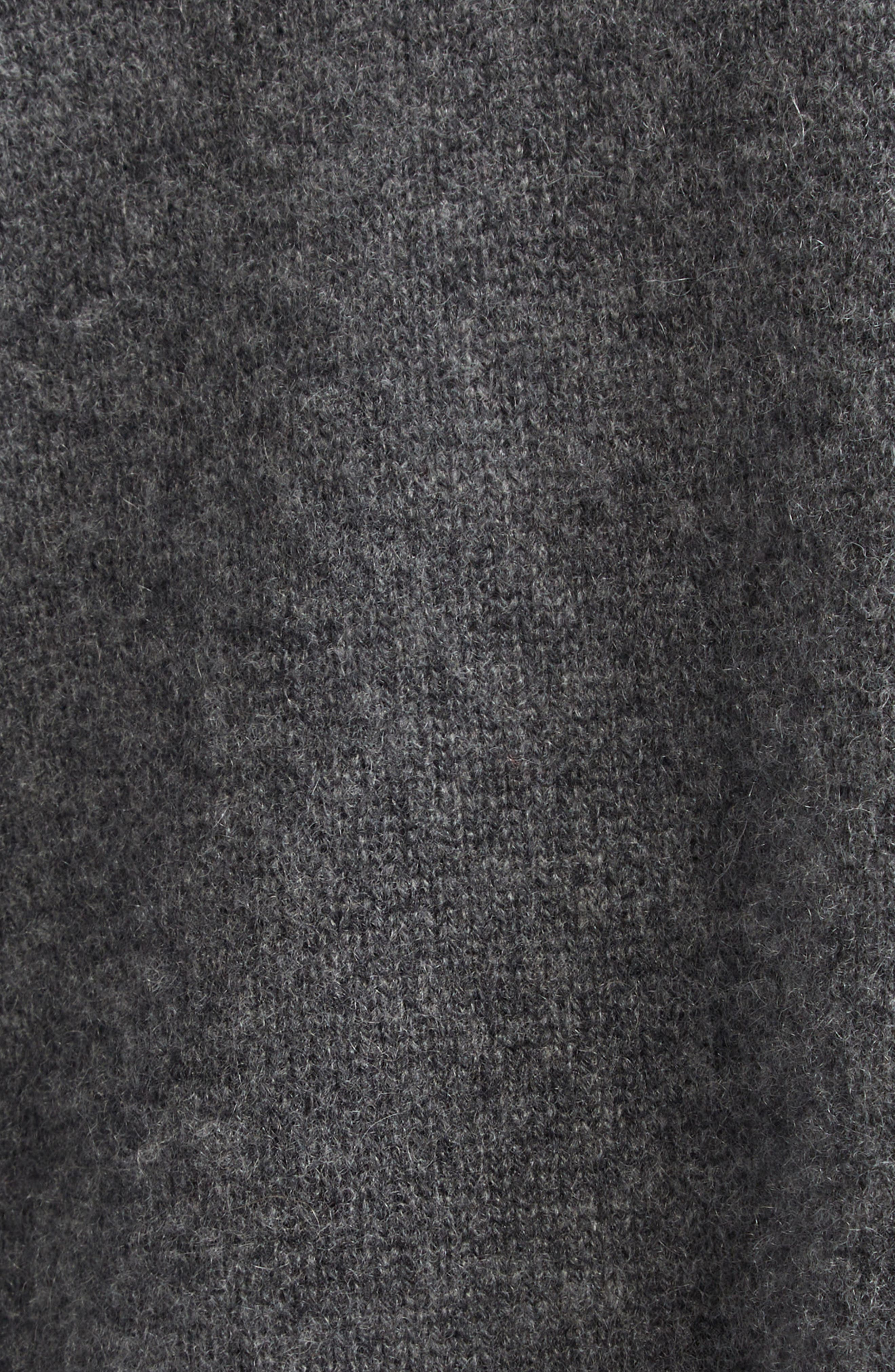 LOULOU DE SAISON Homere Cashmere Polo Sweater in Anthracite Melange at Nordstrom - 7