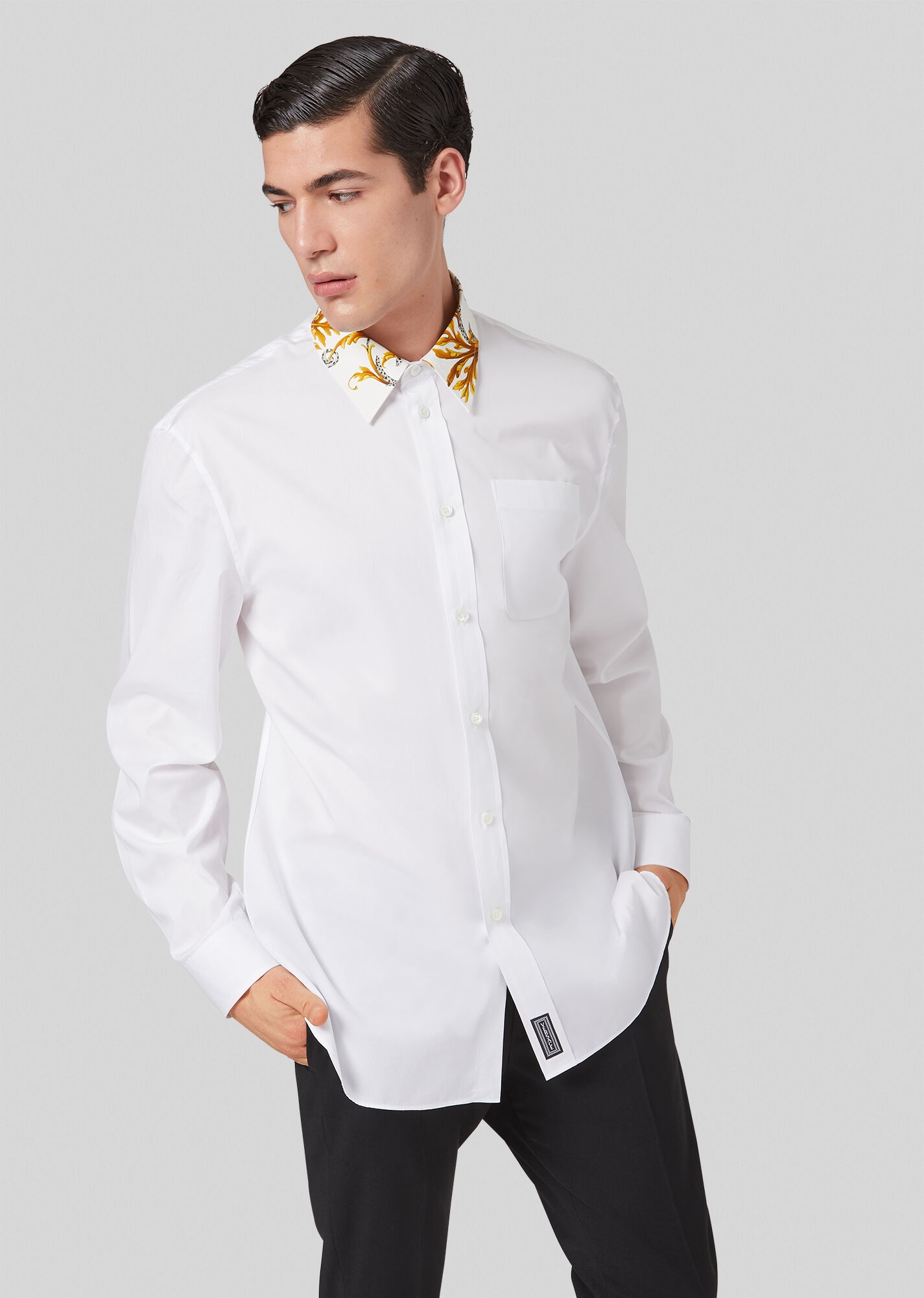 Acanthus Accent Cotton Poplin Shirt - 2