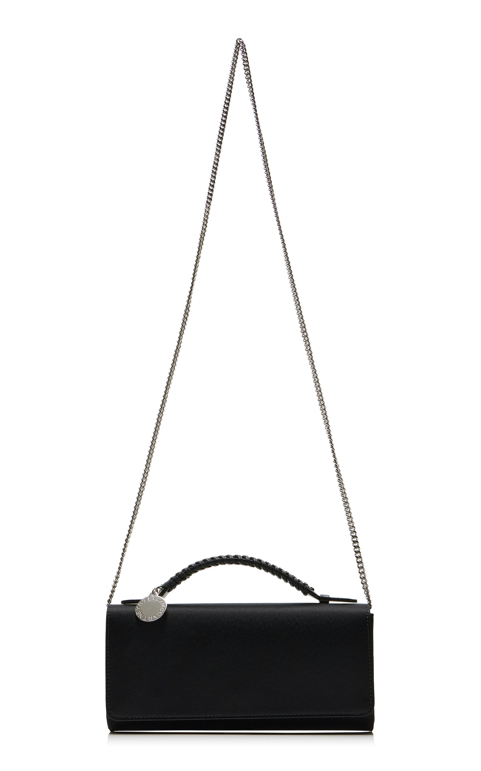 Falabella Eco-Satin Clutch black - 3