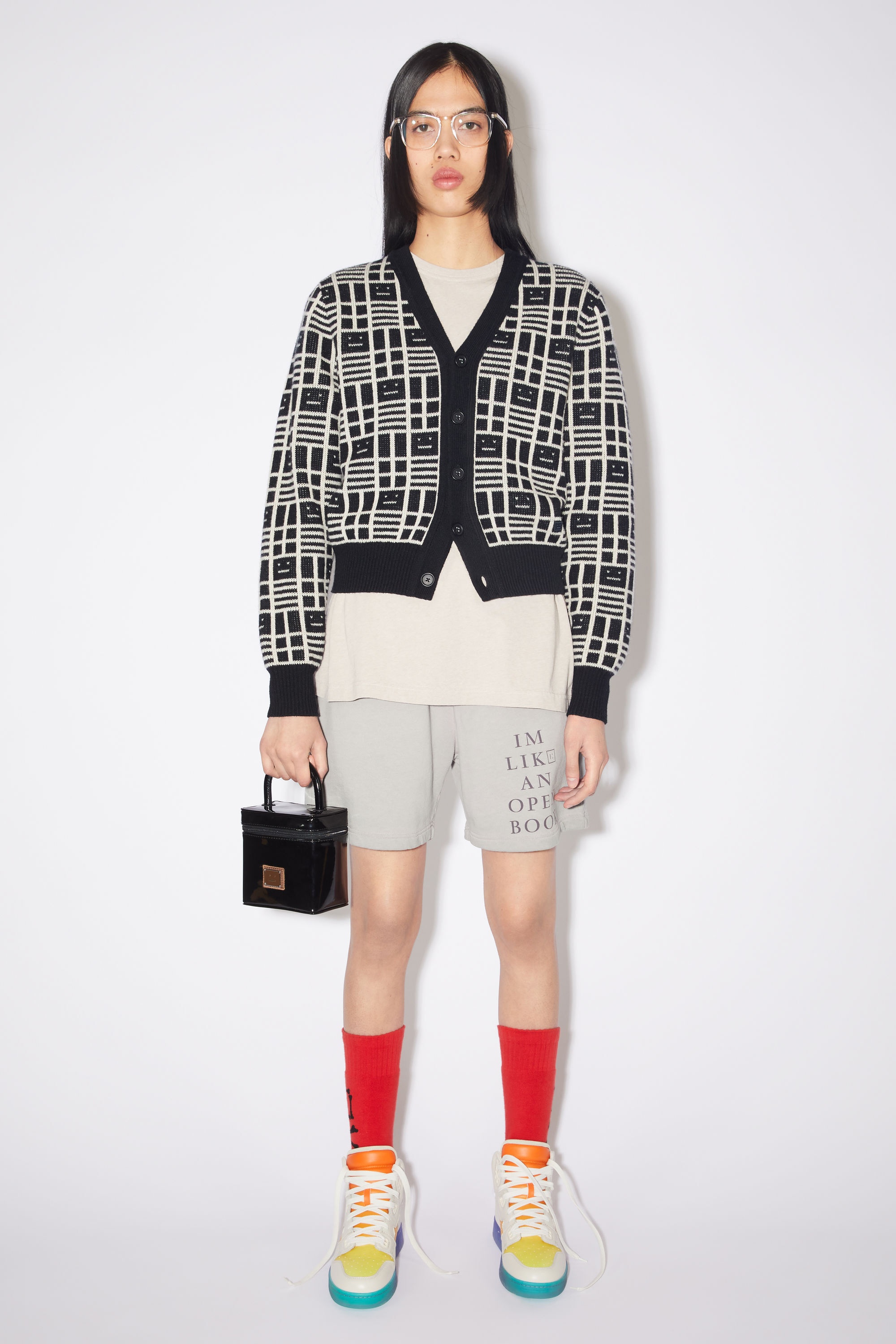 Knit cardigan - Black - 2