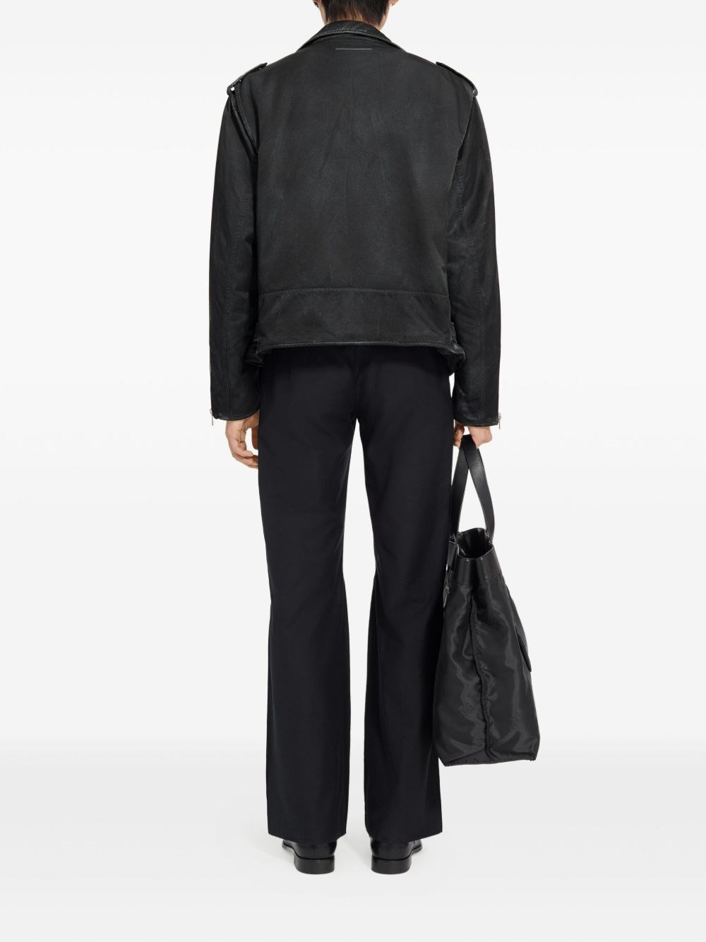 Cotton biker jacket - 3