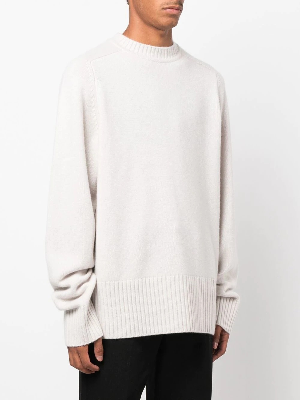 Mama crew-neck cashmere jumper - 4