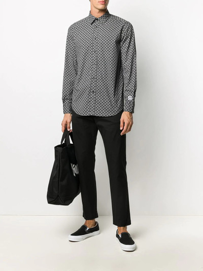 Diesel print button-down shirt outlook