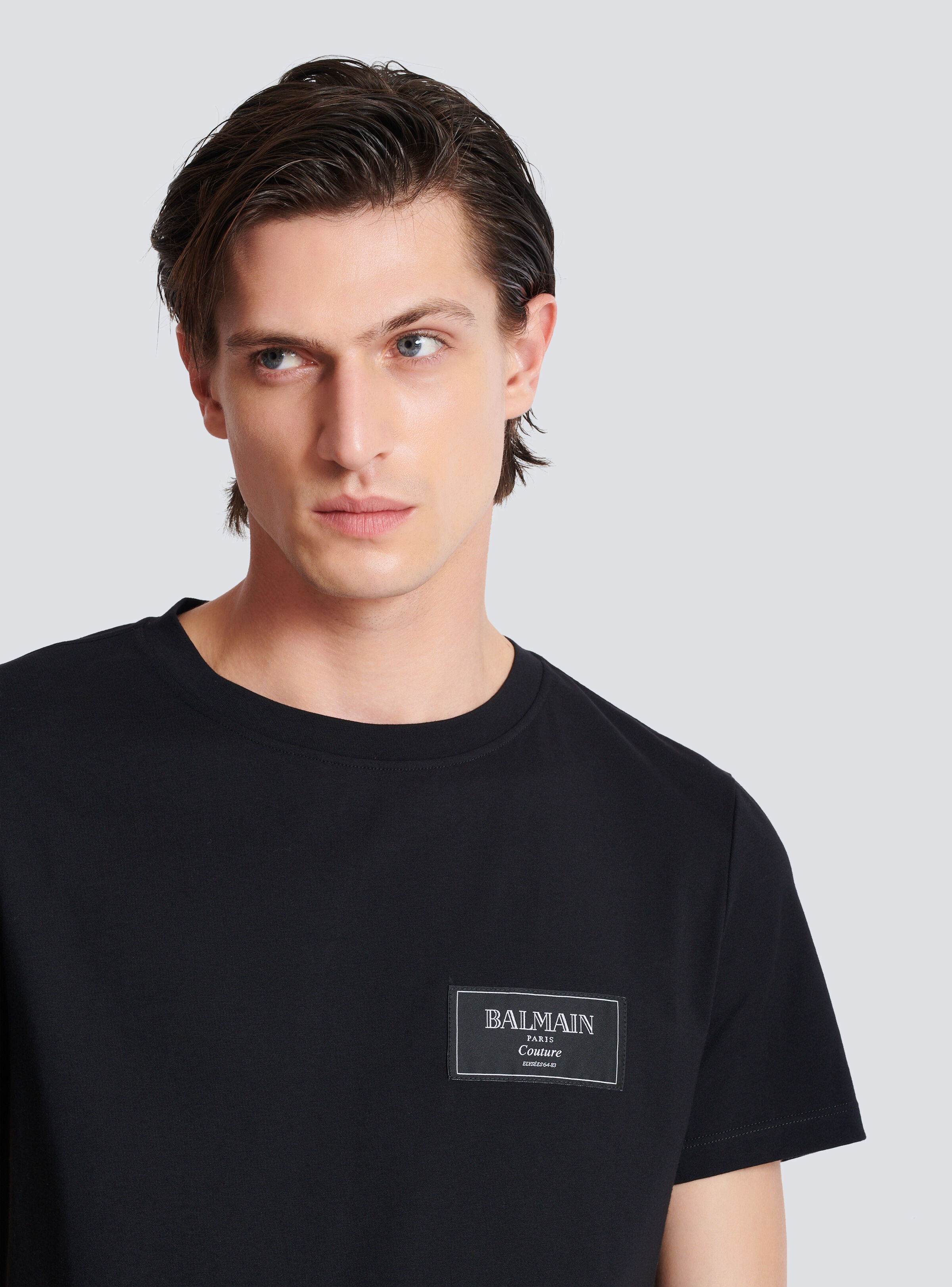 T-shirt with Balmain Couture label - 7