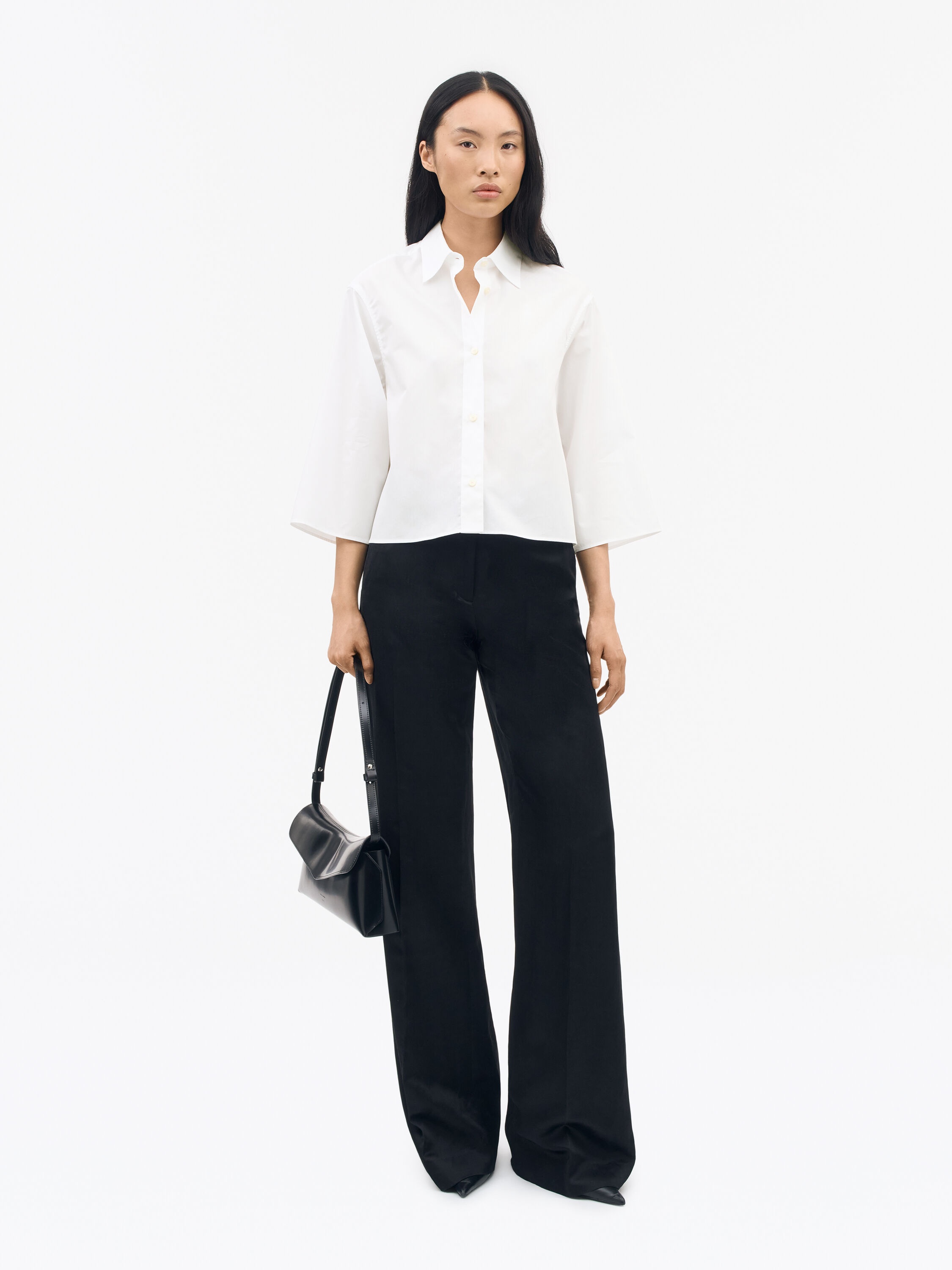 Corins Relaxed-Fit Cropped Shirt - 2