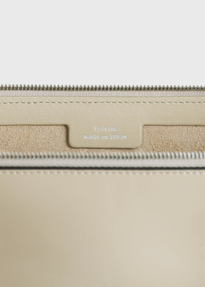 Leather wristlet pouch fawn 6