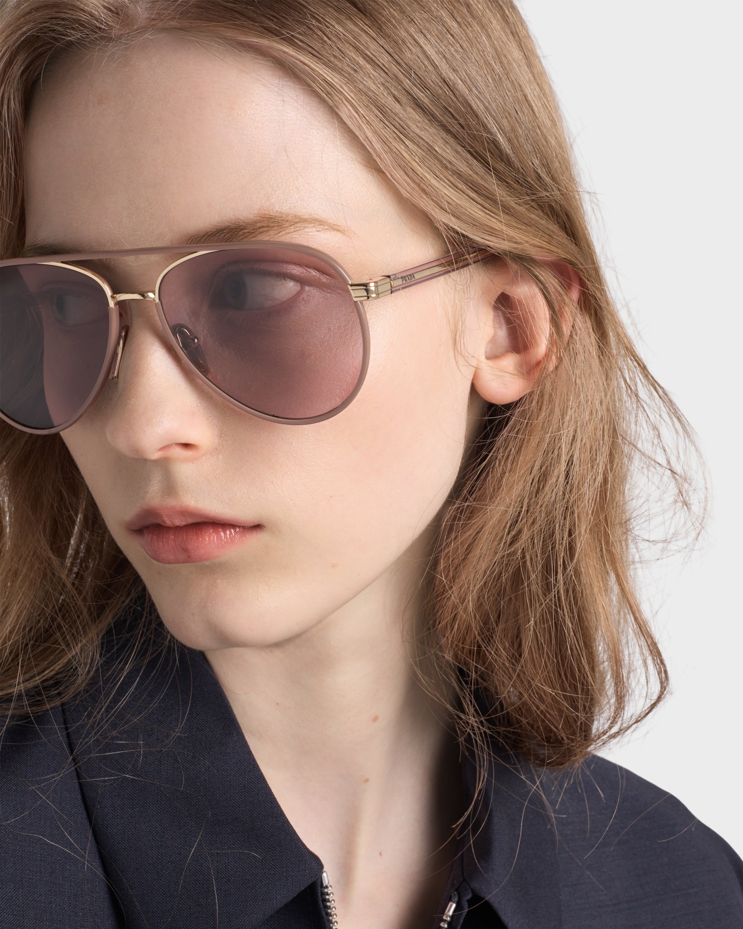 Prada sunglasses with the iconic metal plaque - 6