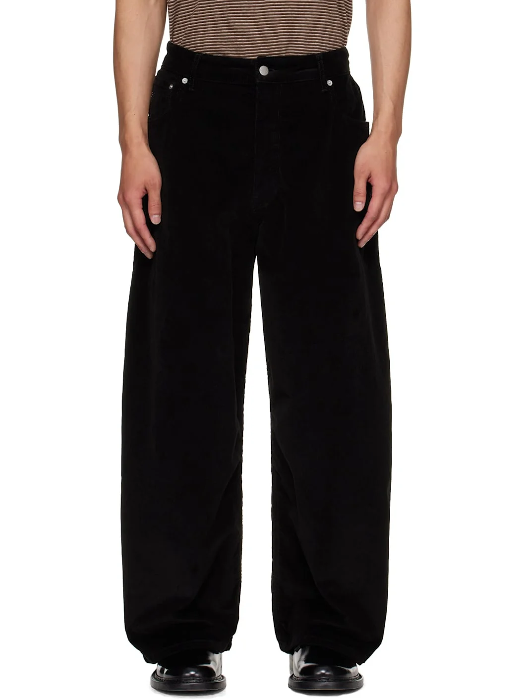 Black Paulo Trousers - 1
