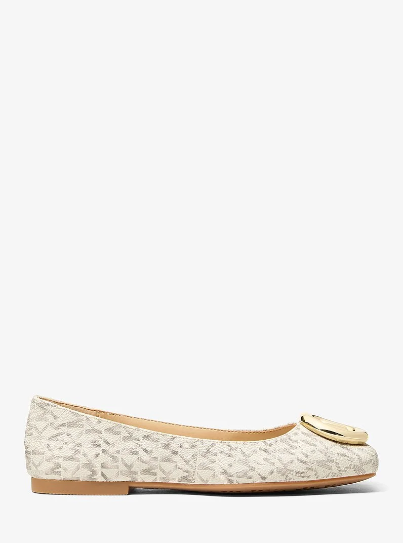 Milan Signature Logo Ballet Flat - 1