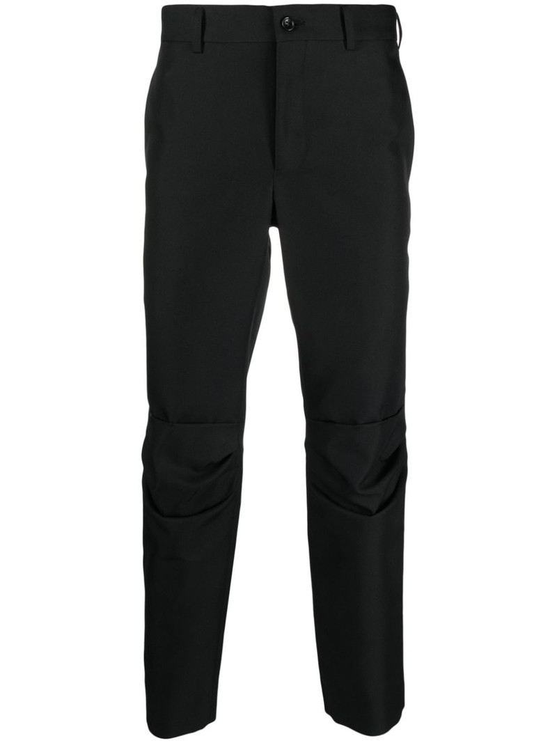 mid-rise tapered trousers 1