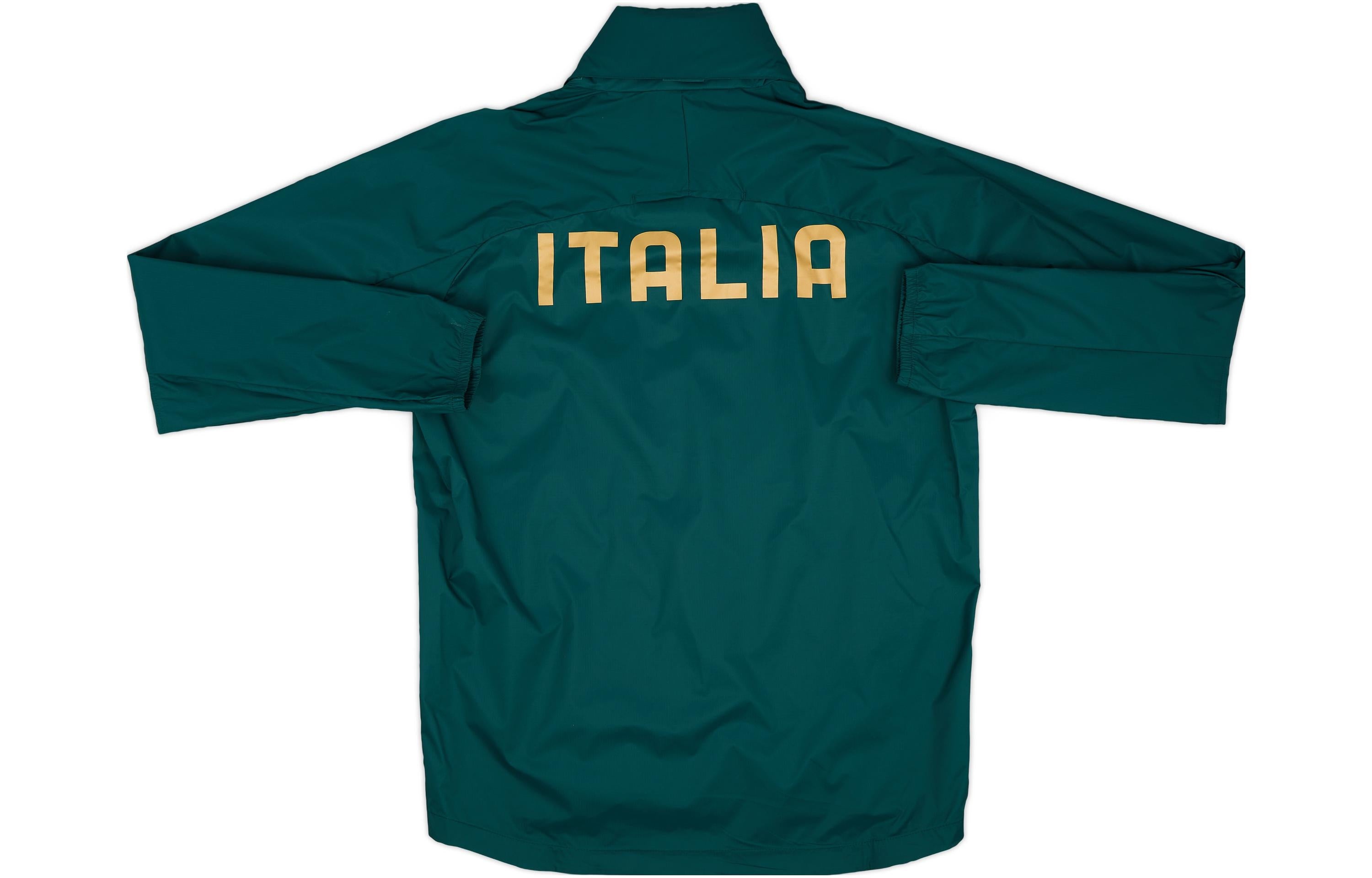 Puma 2019-21 Italy Stadium Jacket 'Green' 757829-03 - 2