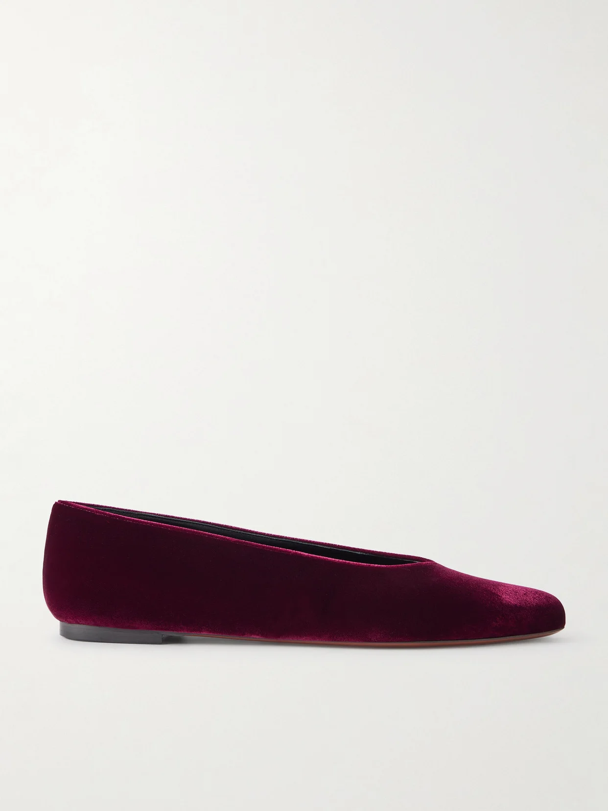Beid Velvet Ballet Flats - 1