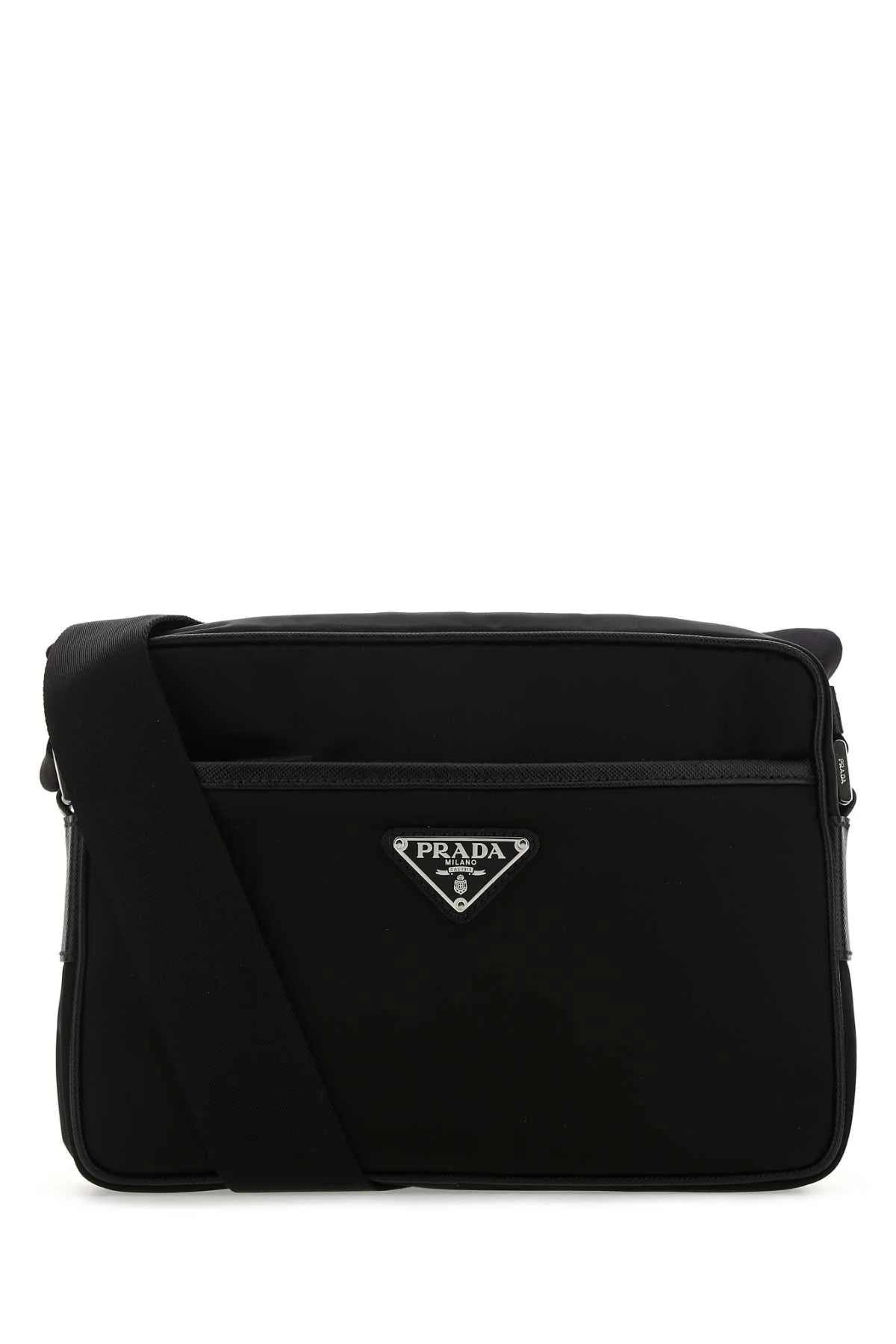 Prada Men Black Re-Nylon Crossbody Bag - 1