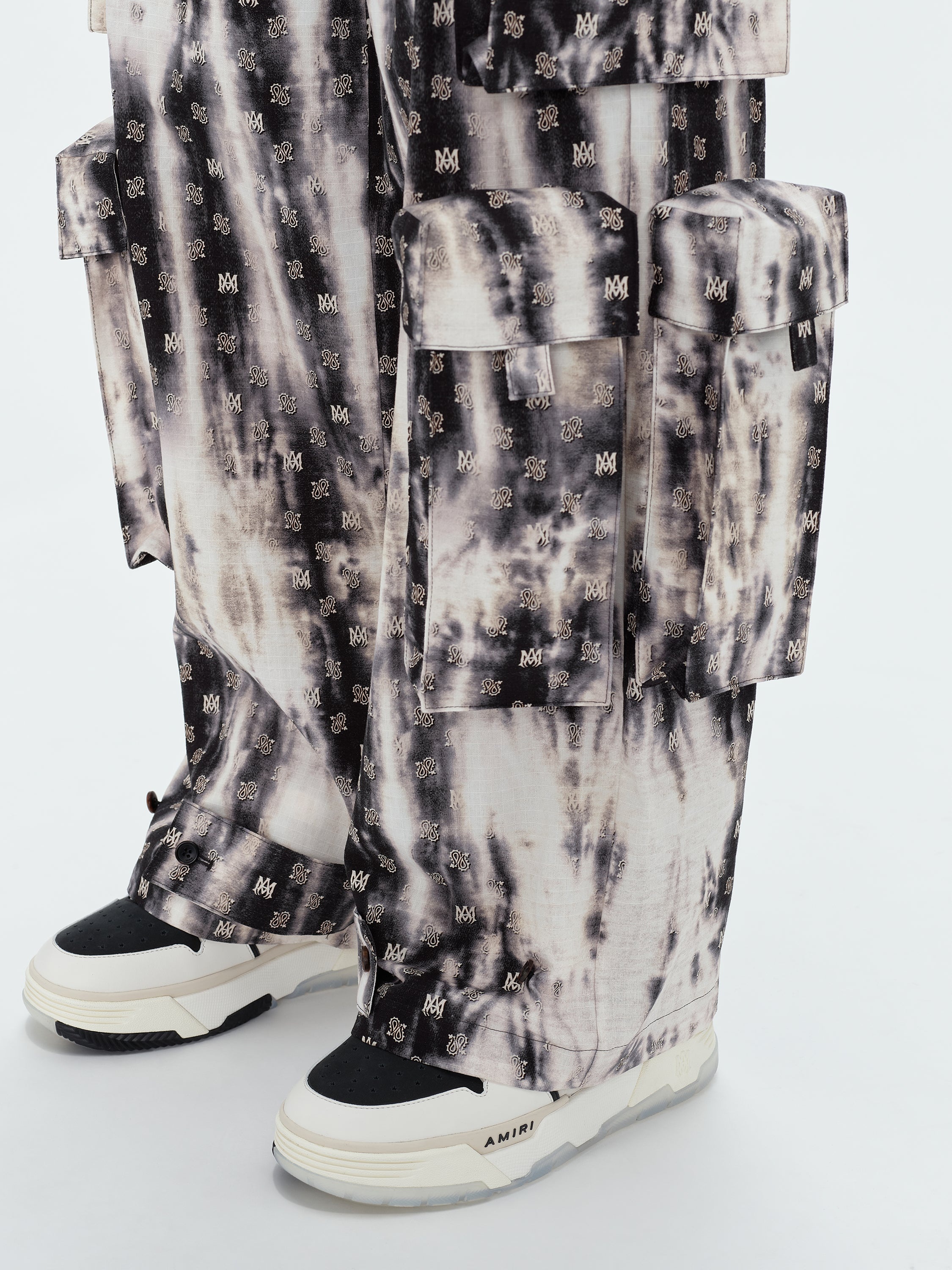 BLEACHED MA PAISLEY UTIL PANT - 8