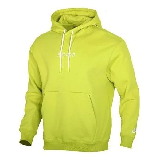Nike Just Do it Heavyweight Hoodie 'Solar Green' CI9407-308 - 1