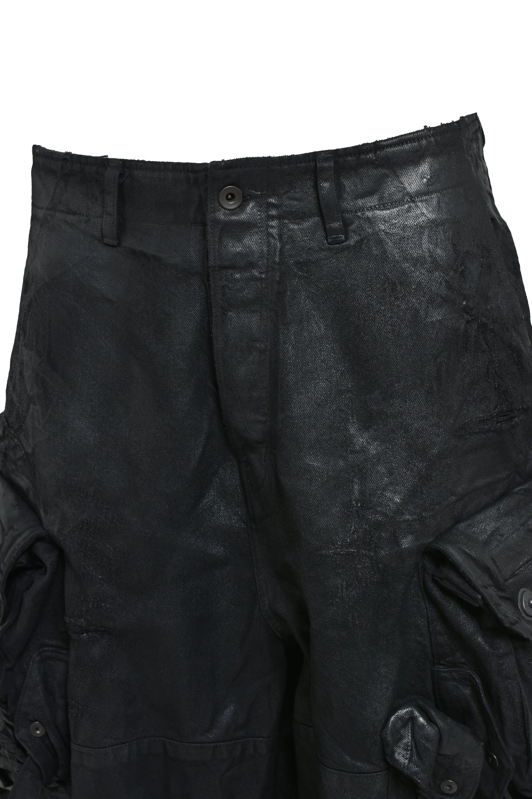 12OZ COATING GASMASK CARGO / BLK WAX - 4