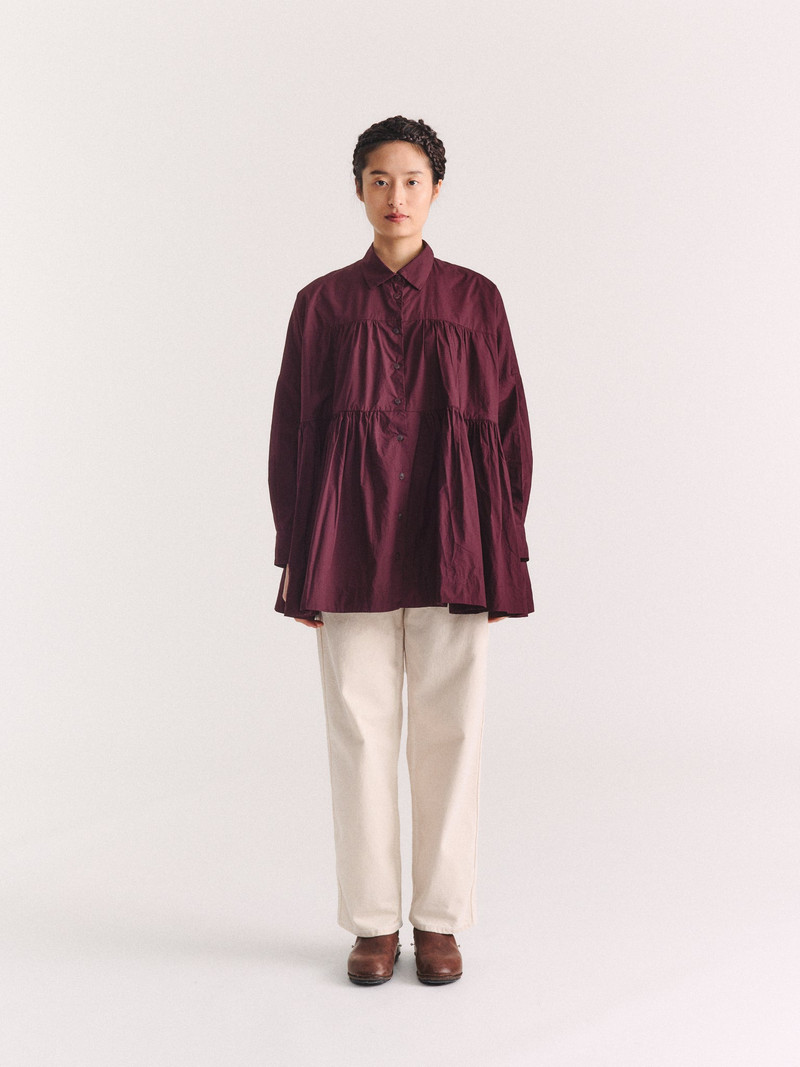 CASEY/CASEY NEW SQUARE SHIRT - H COT - AUBURN outlook