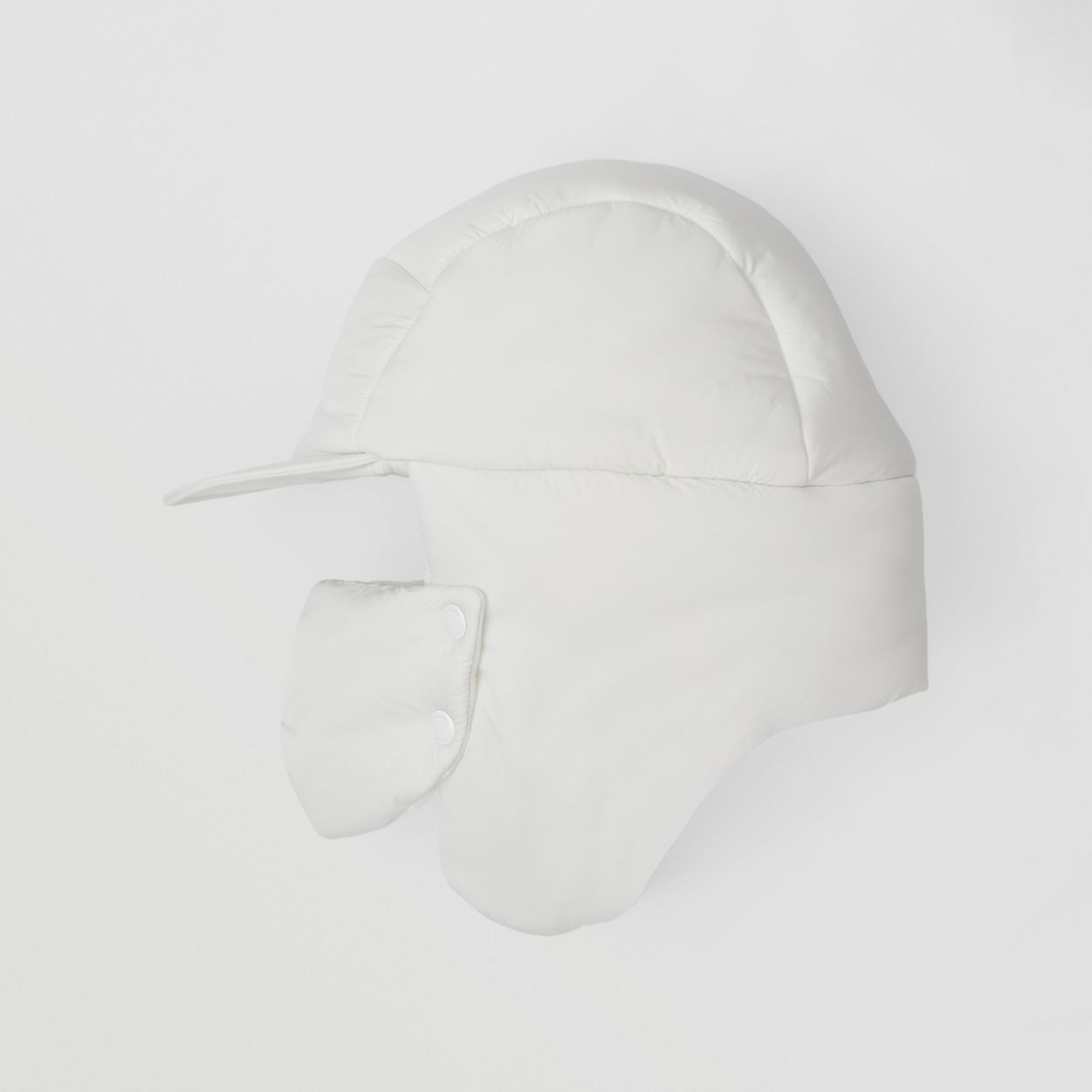 Padded Nylon Oversized Cap - 5