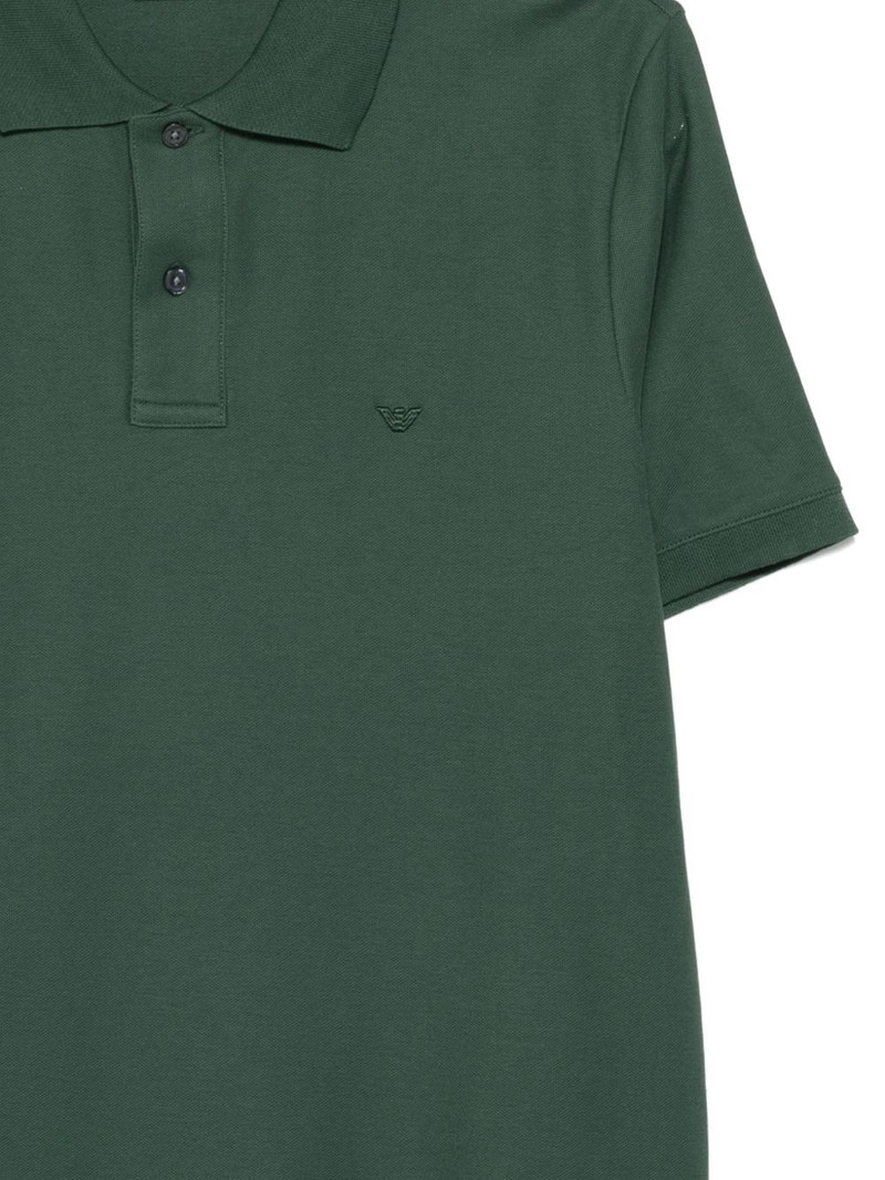 logo-embroidered polo shirt 3