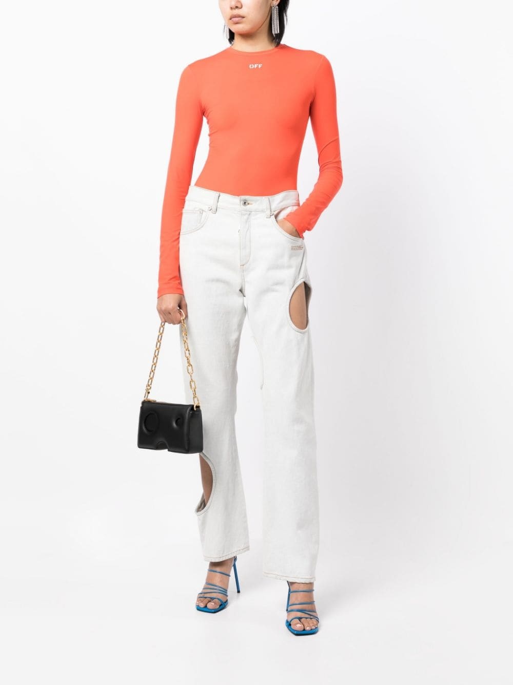 Burrow leather shoulder bag - 2