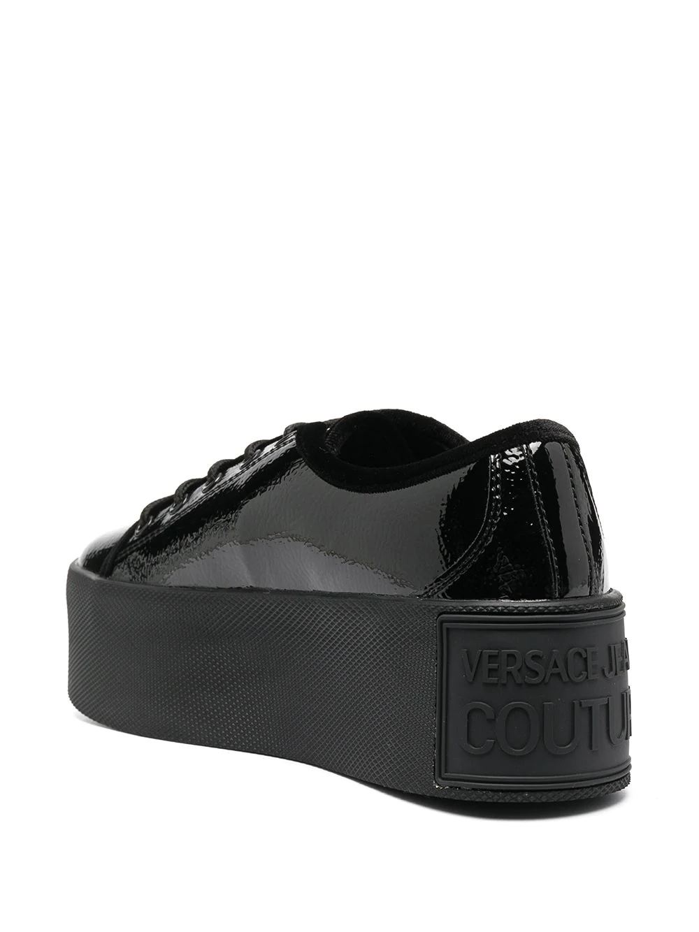 logo platform sneakers - 3