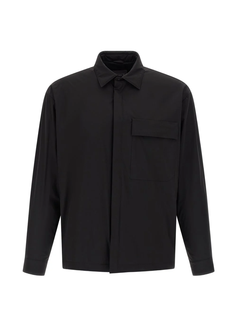 patch pocket functional overshirt - 1