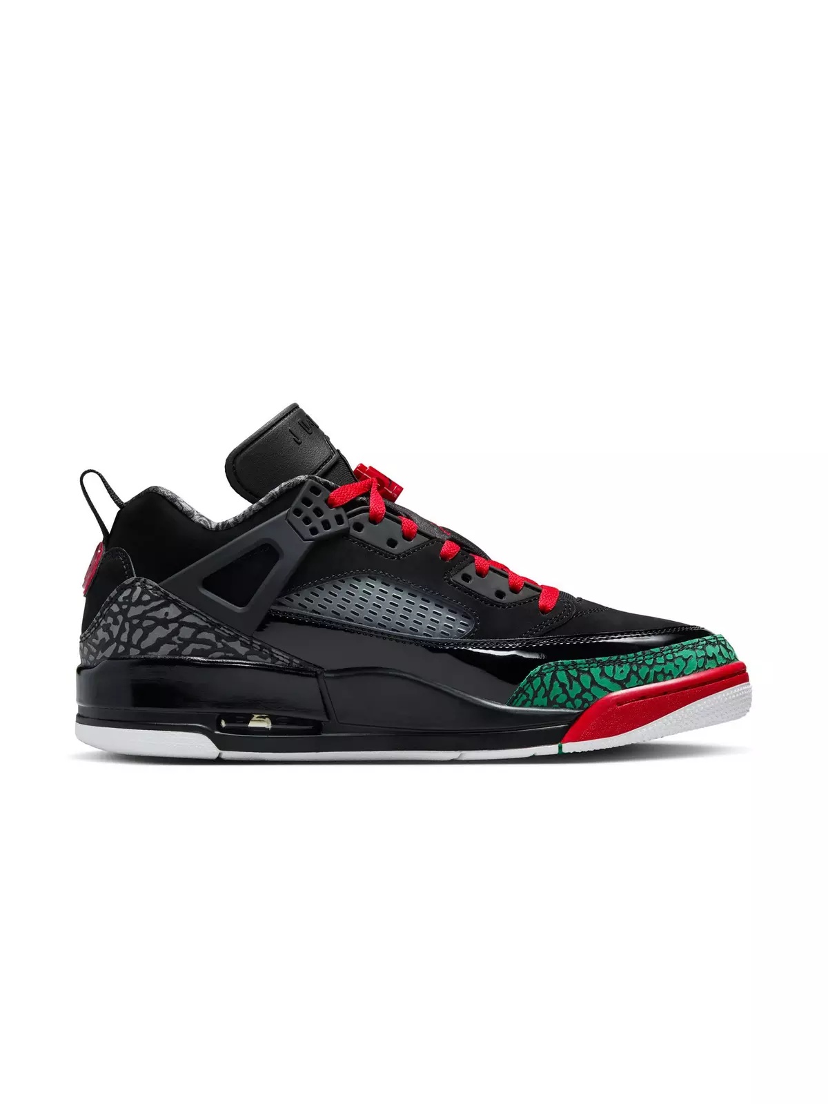 Spizike Low "Black/Varsity Red/Classic Green/White" Men's Shoe - 2