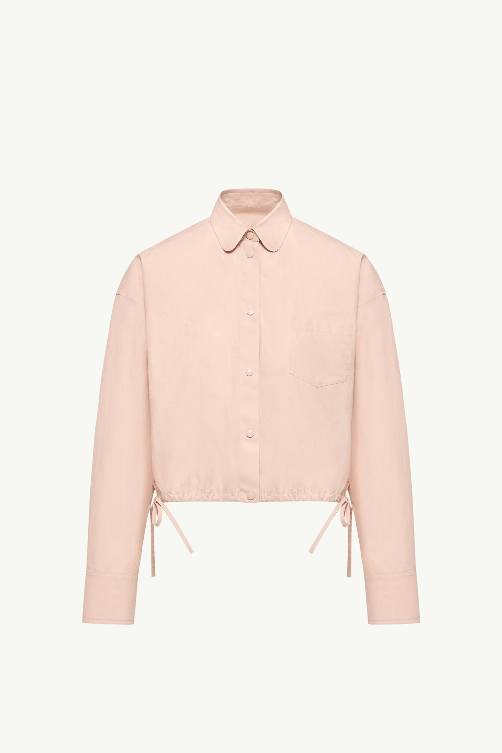 Cotton Poplin Long Sleeve Shirt - 1