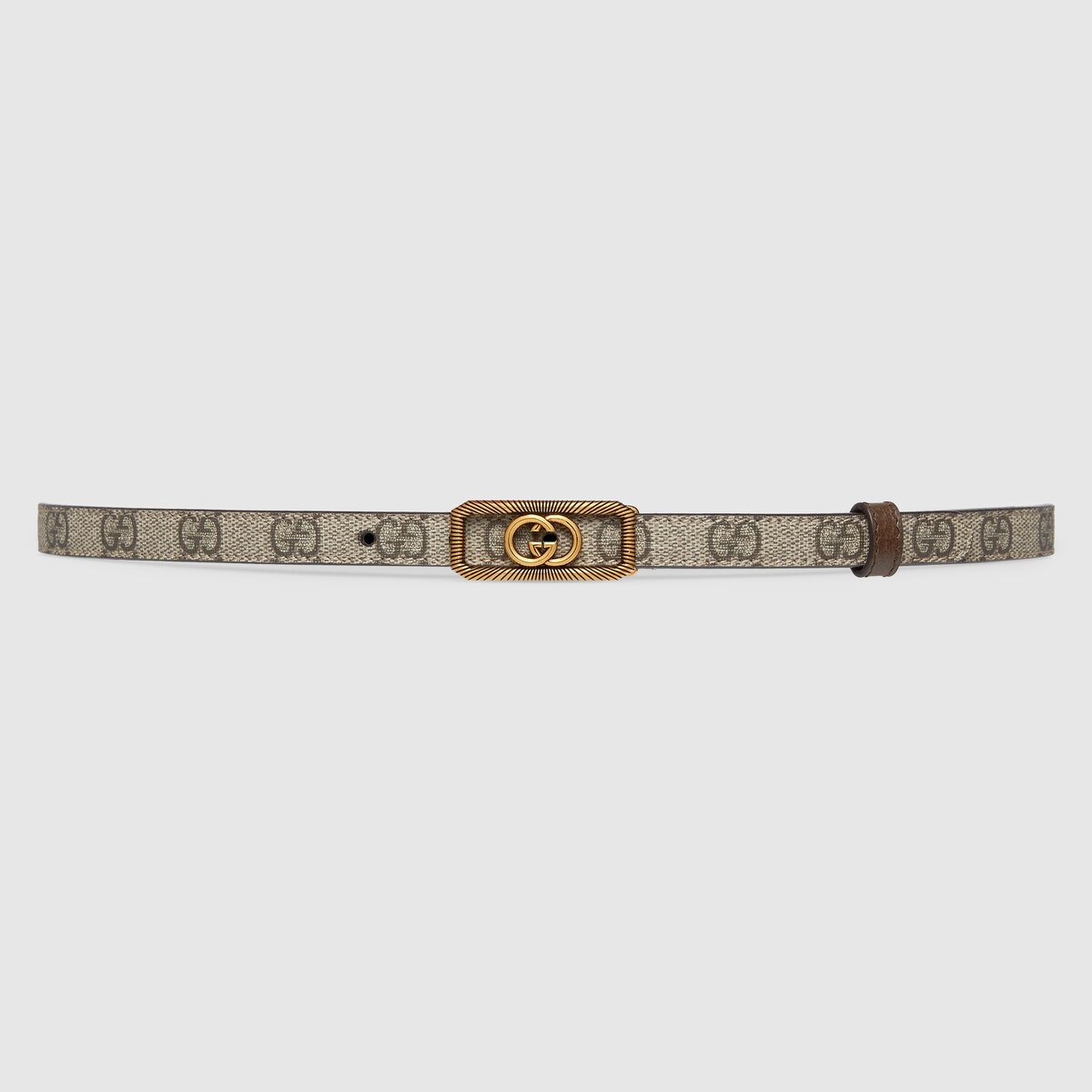 Thin belt with Interlocking G buckle - 1