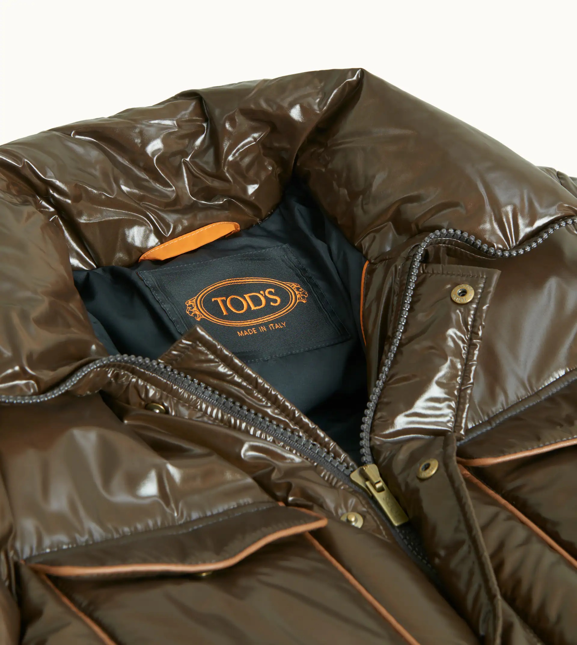 PADDED JACKET - BROWN - 3