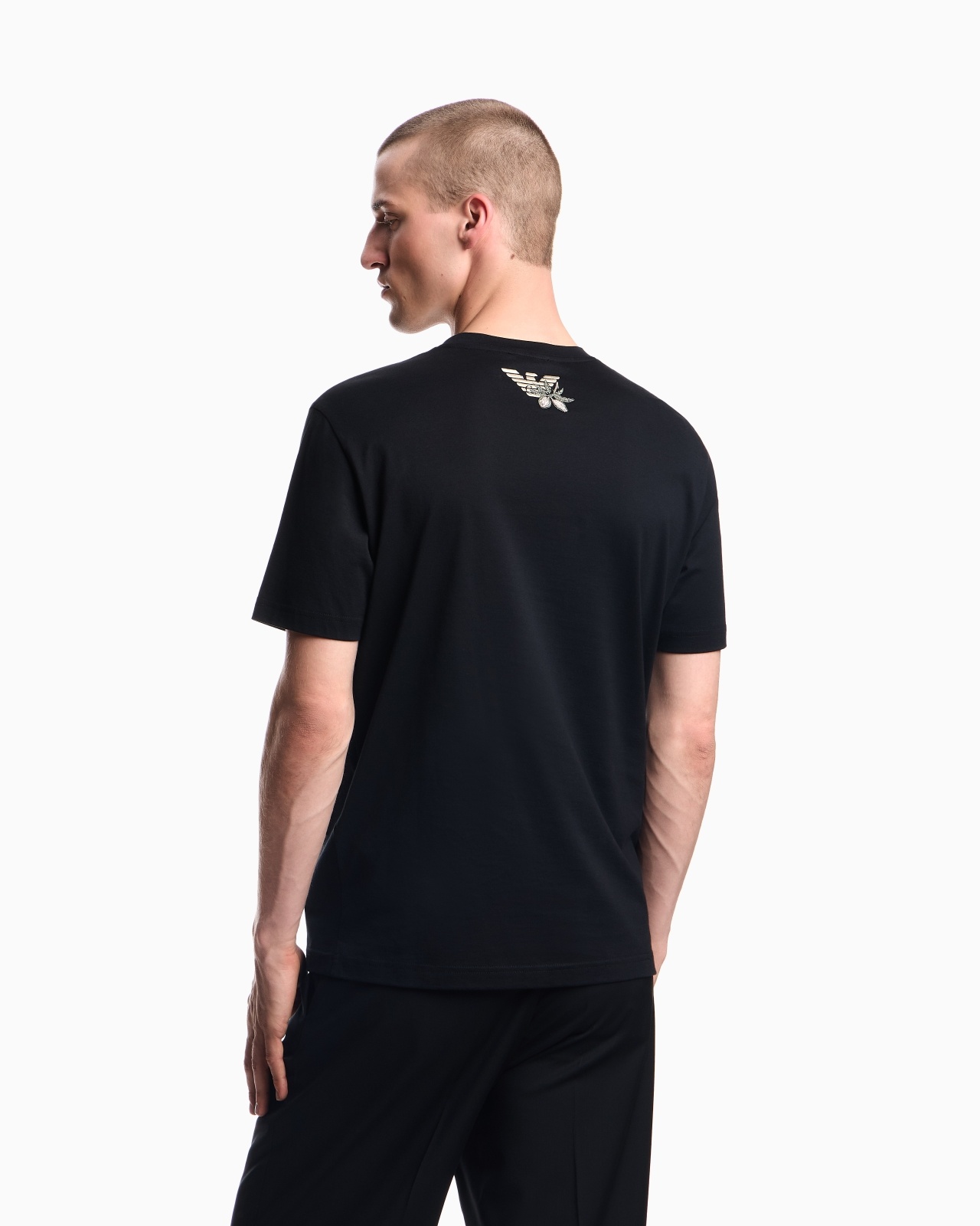 ASV JERSEY T-SHIRT WITH EMBROIDERY AND PRINT OF A WOMAN AND FOLIAGE - 3