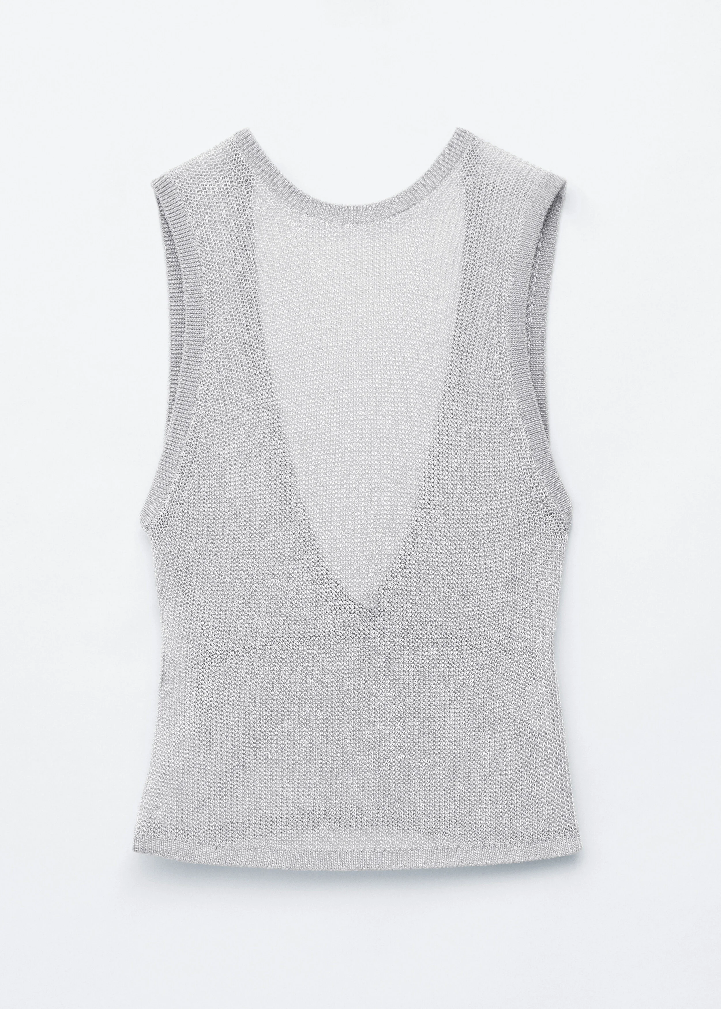 Draped Scoop-Back Top - 1
