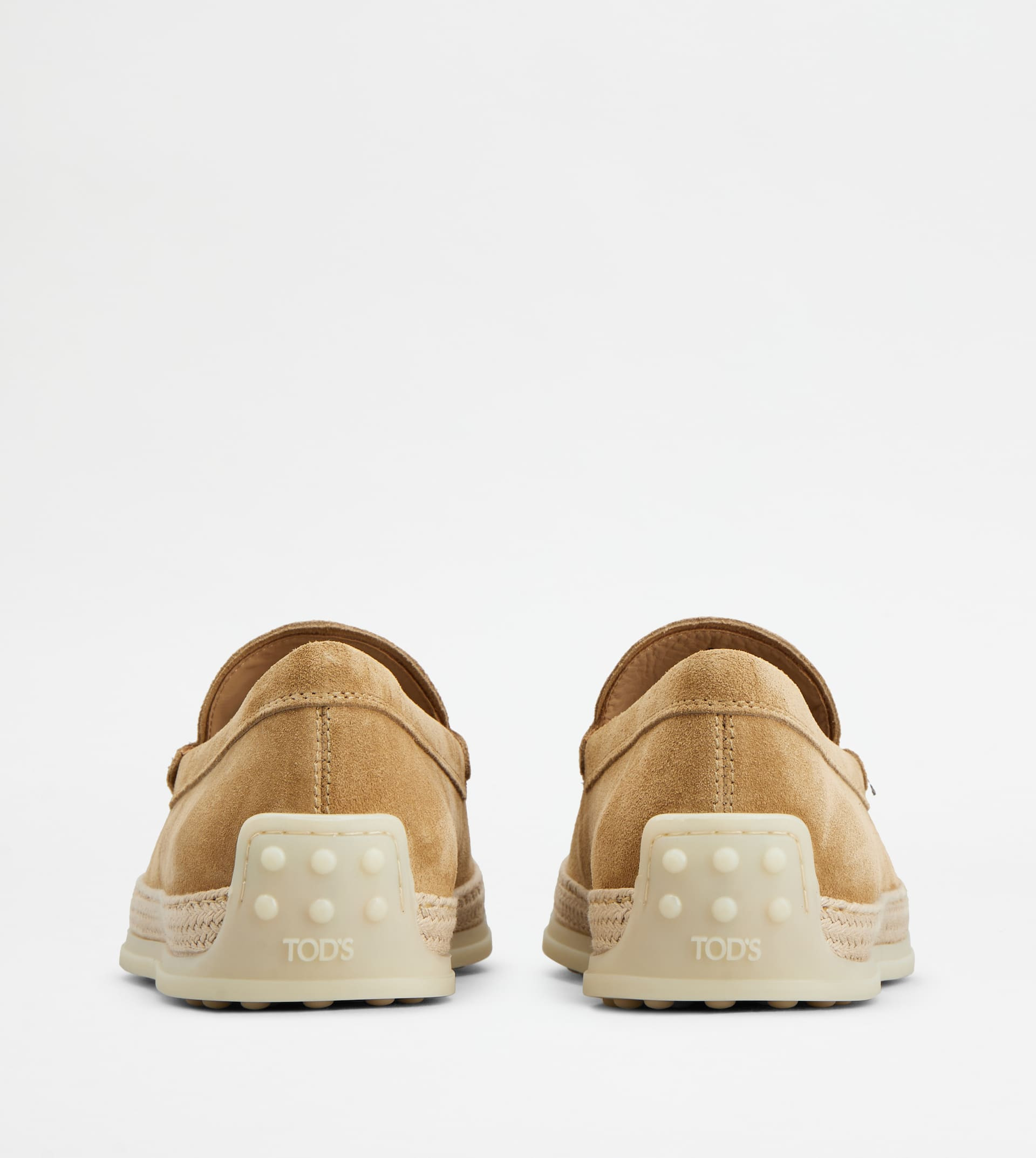 SLIP-ONS IN SUEDE - BEIGE - 3