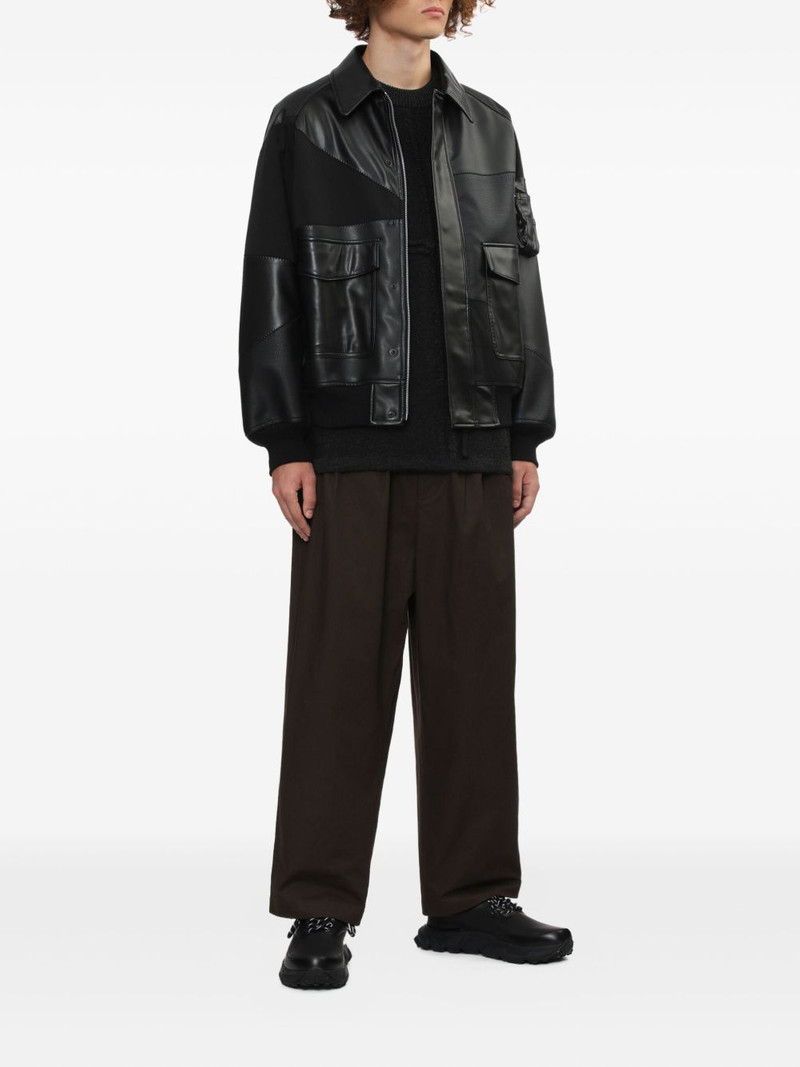 Comme des Garçons Homme patchwork panelled jacket outlook