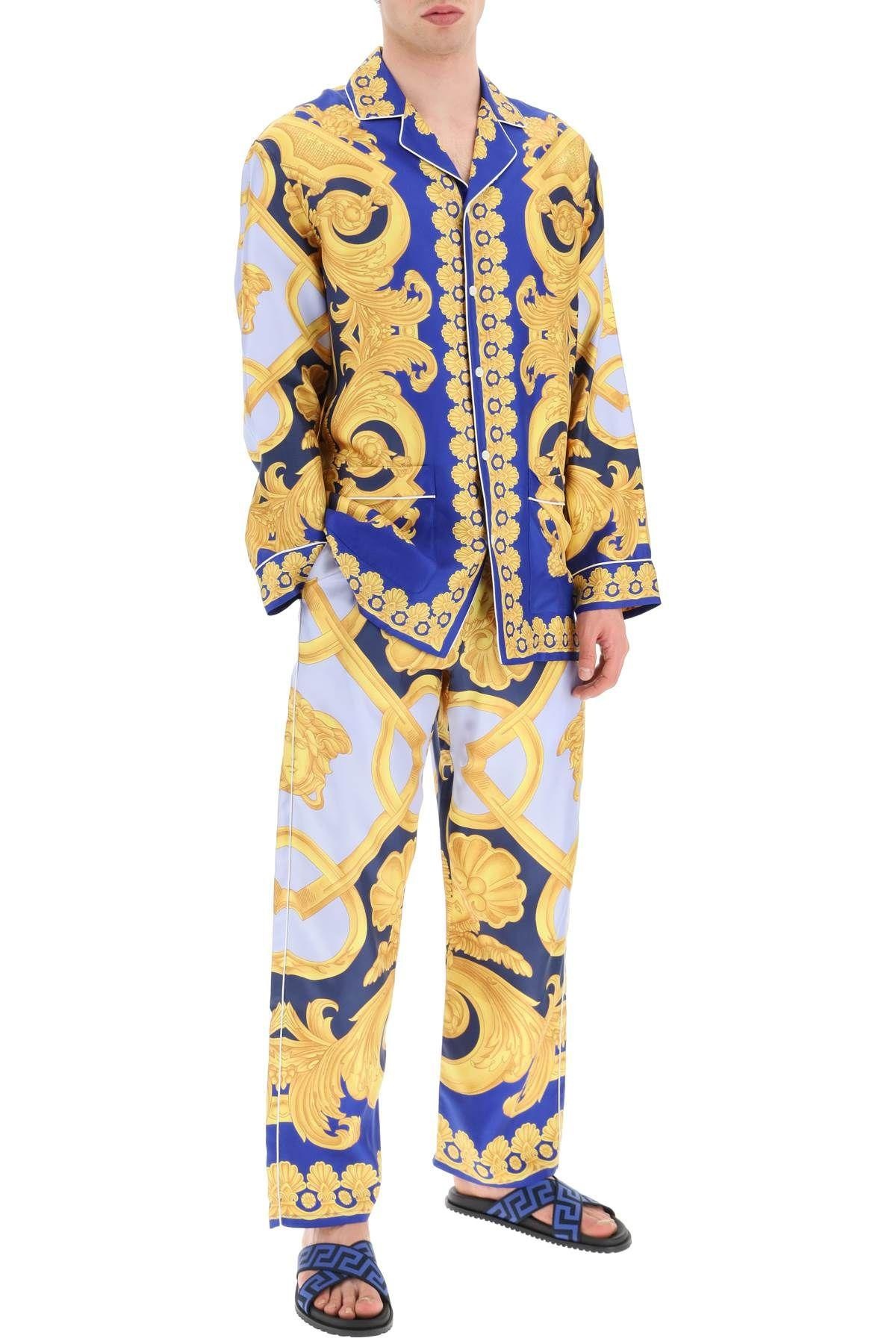 'BAROCCO 660' SILK PAJAMA SHIRT VERSACE - 2