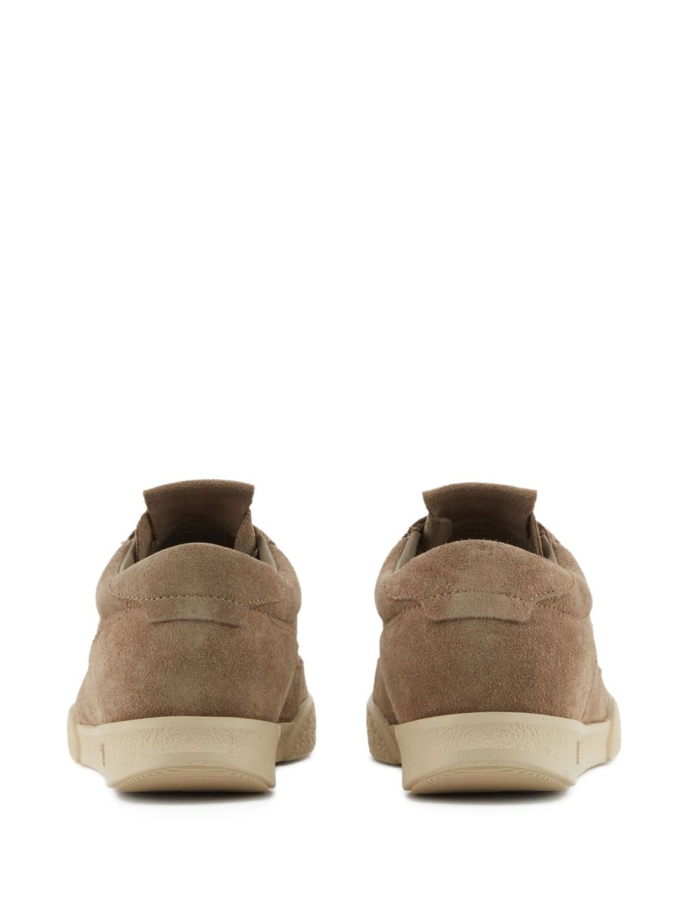 suede lace-up sneakers - 3