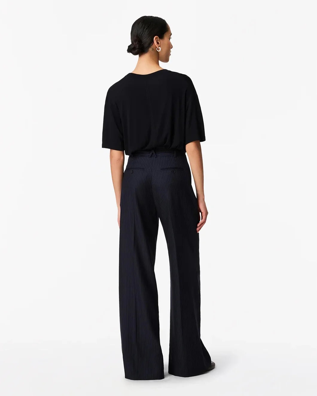 TWILL PLEATED TROUSER - 4