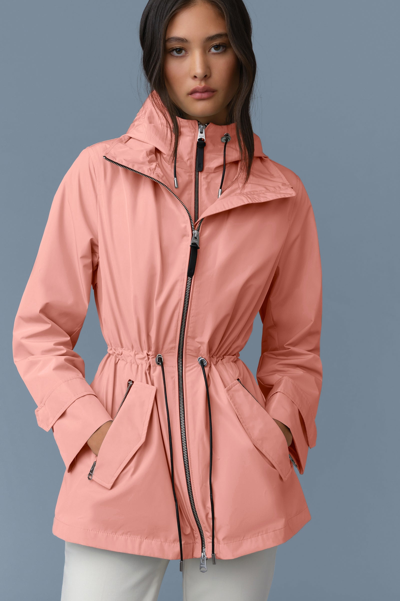 MACKAGE MELANY 2-in-1 rain parka with removable bib