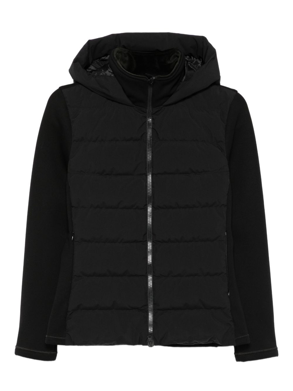 quilted hooded jacket - 1