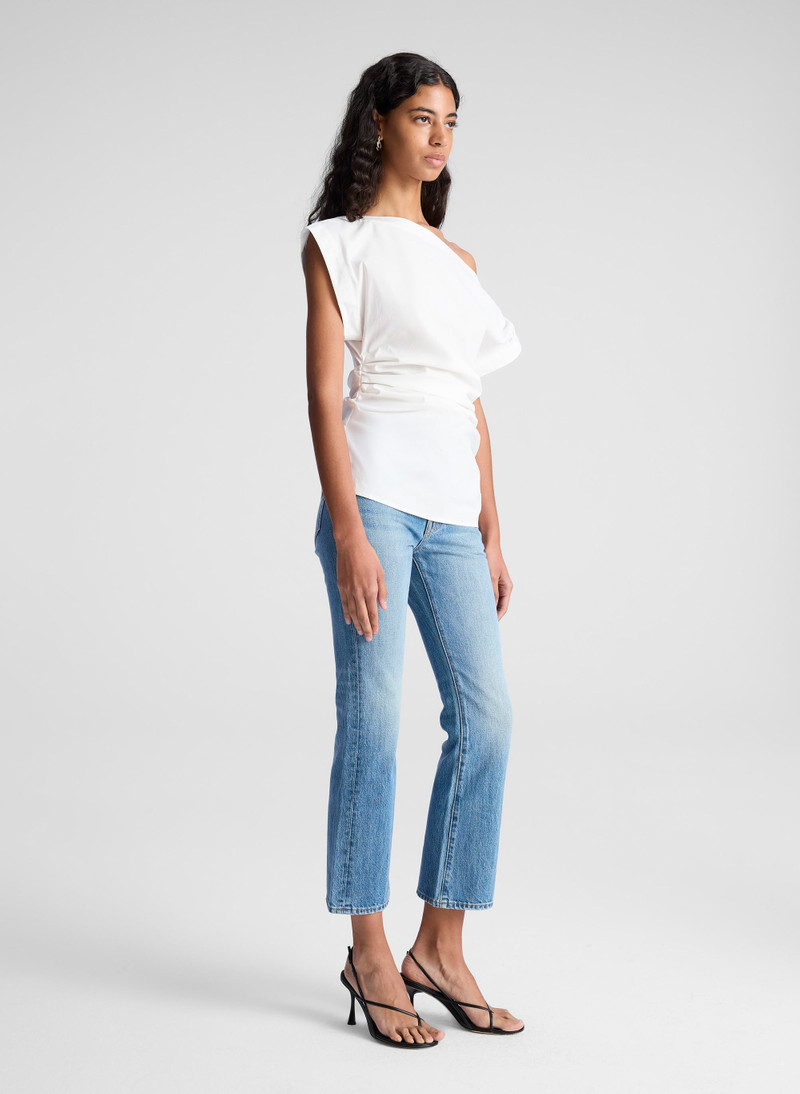 Nara Stretch Cotton Off Shoulder Top 4
