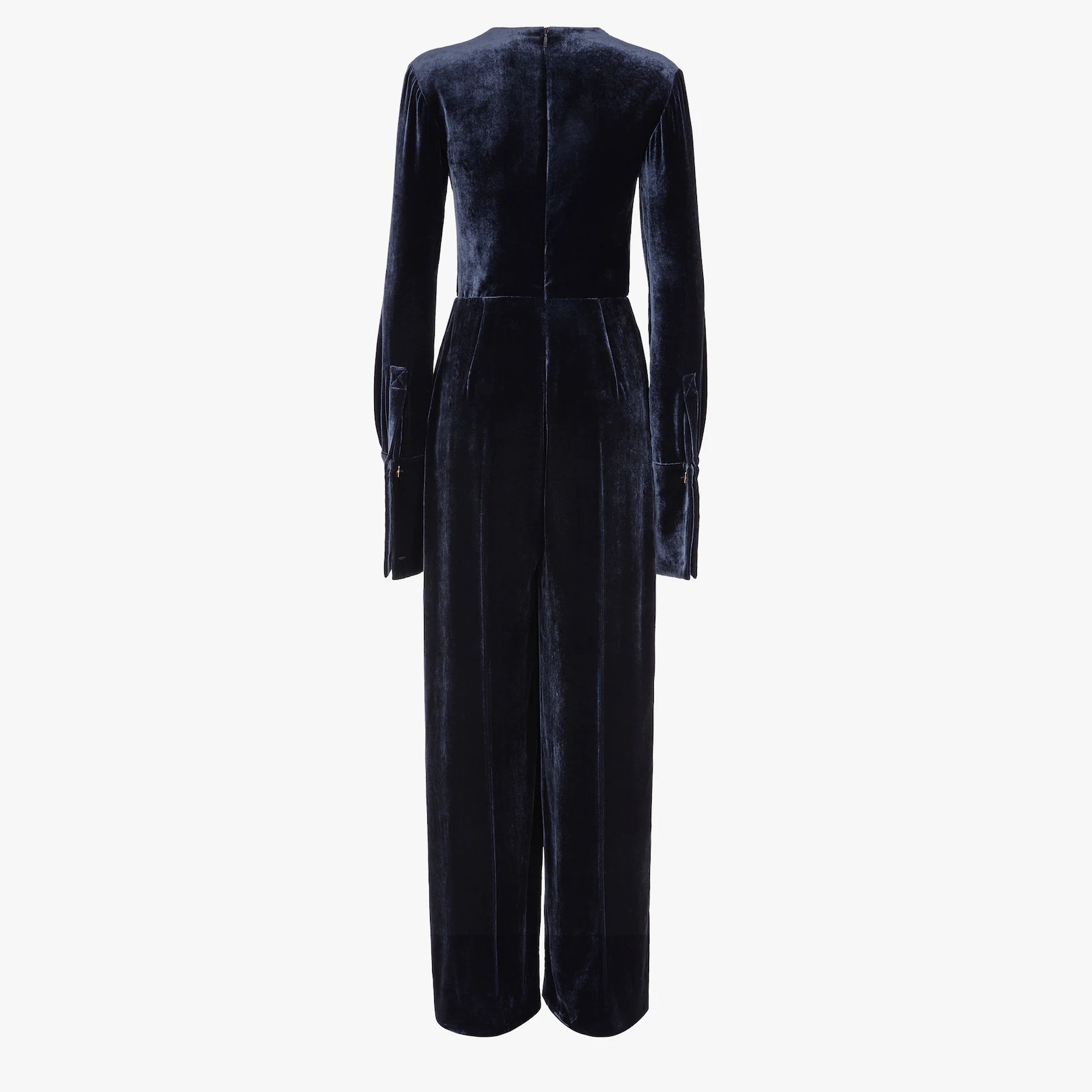 Blue velvet jumpsuit - 2