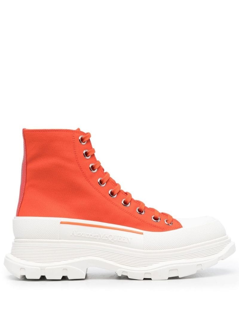 chunky high-top sneakers - 1
