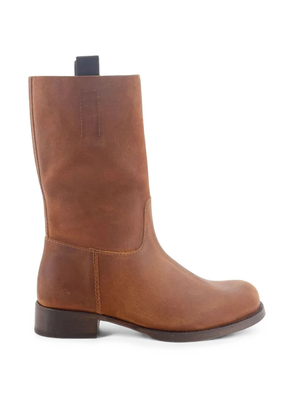 pull-on leather boots - 1