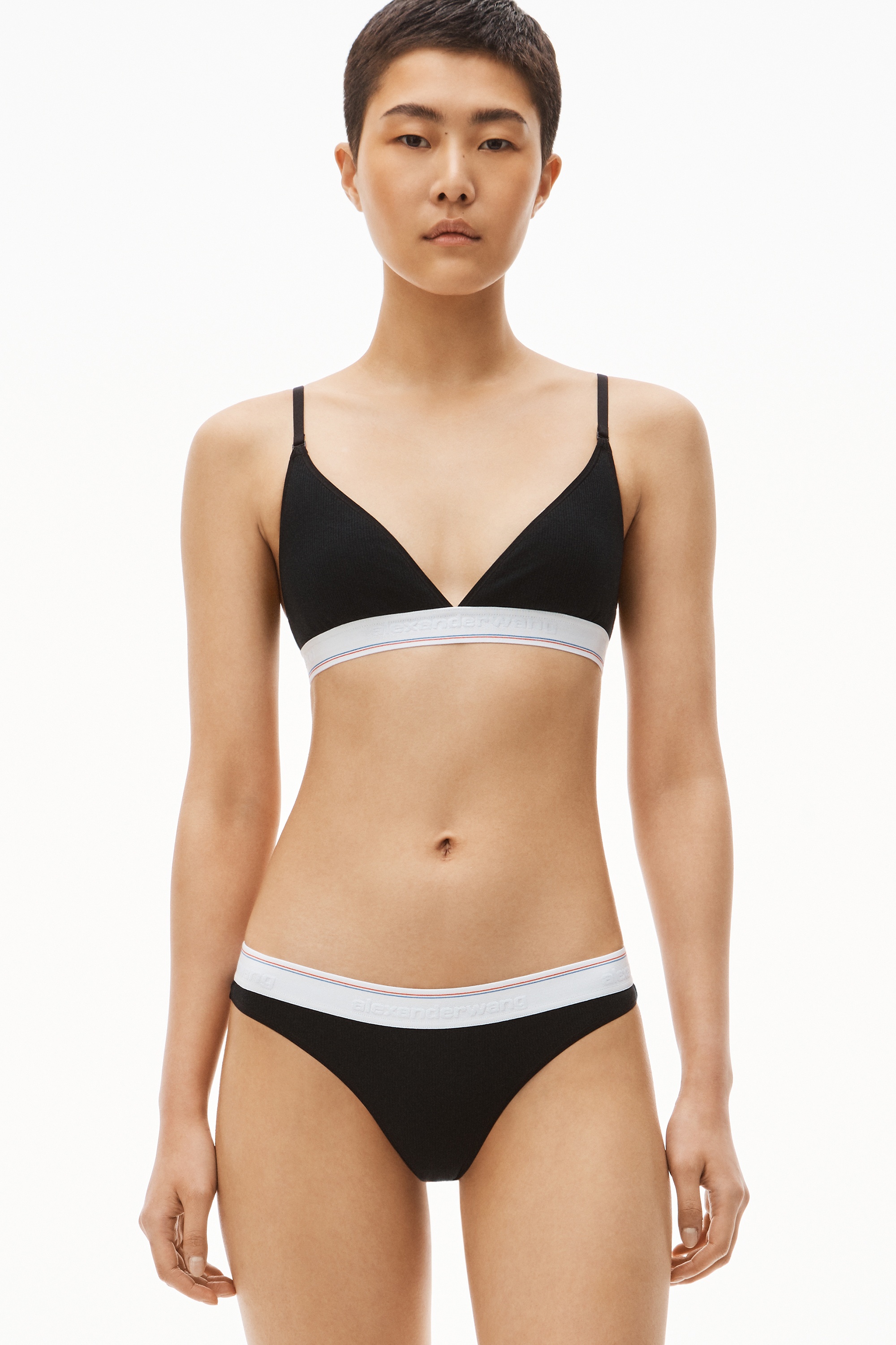 Classic Thong in Ribbed Jersey - 6