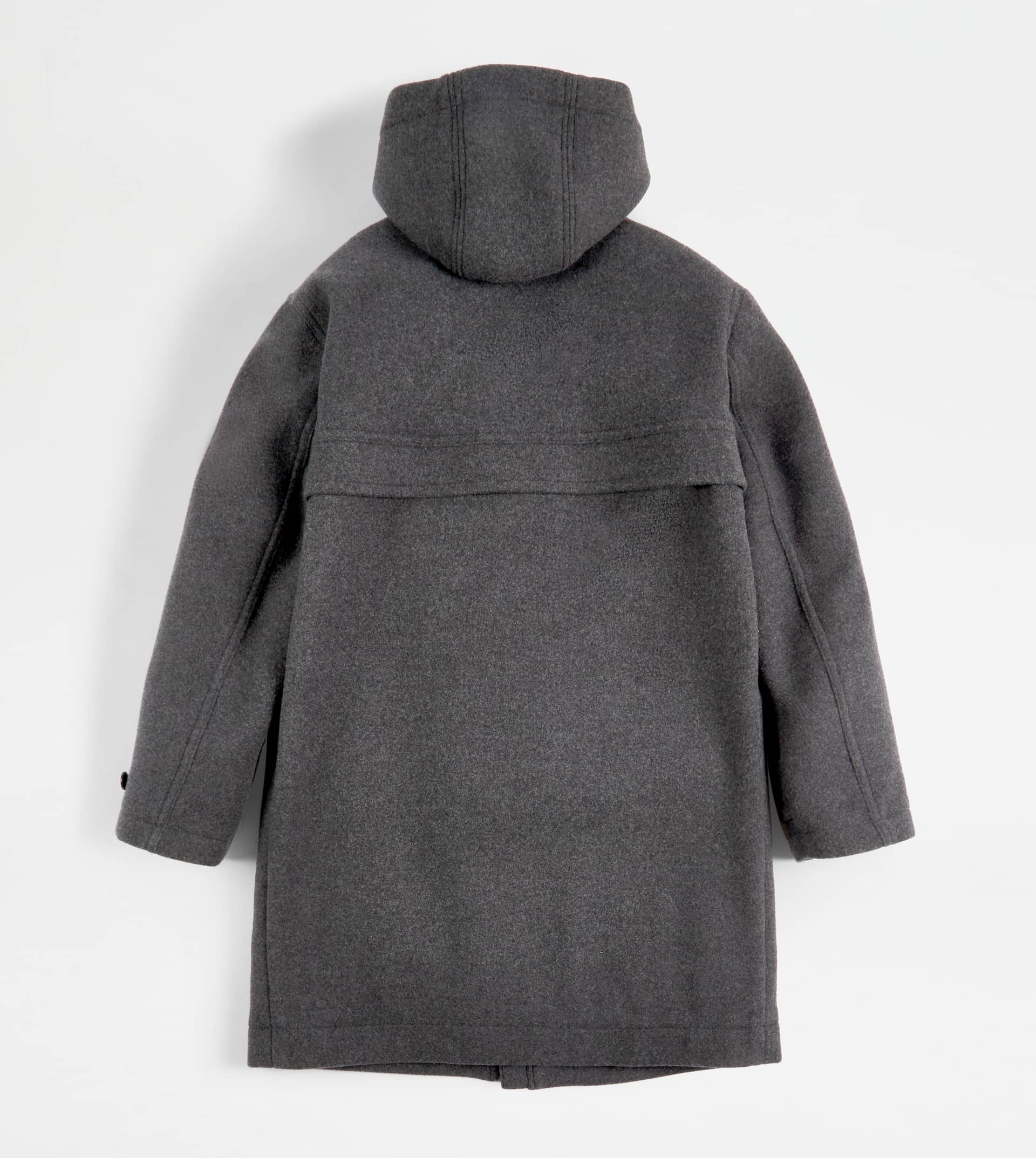 PARKA IN WOOL - GREY - 8