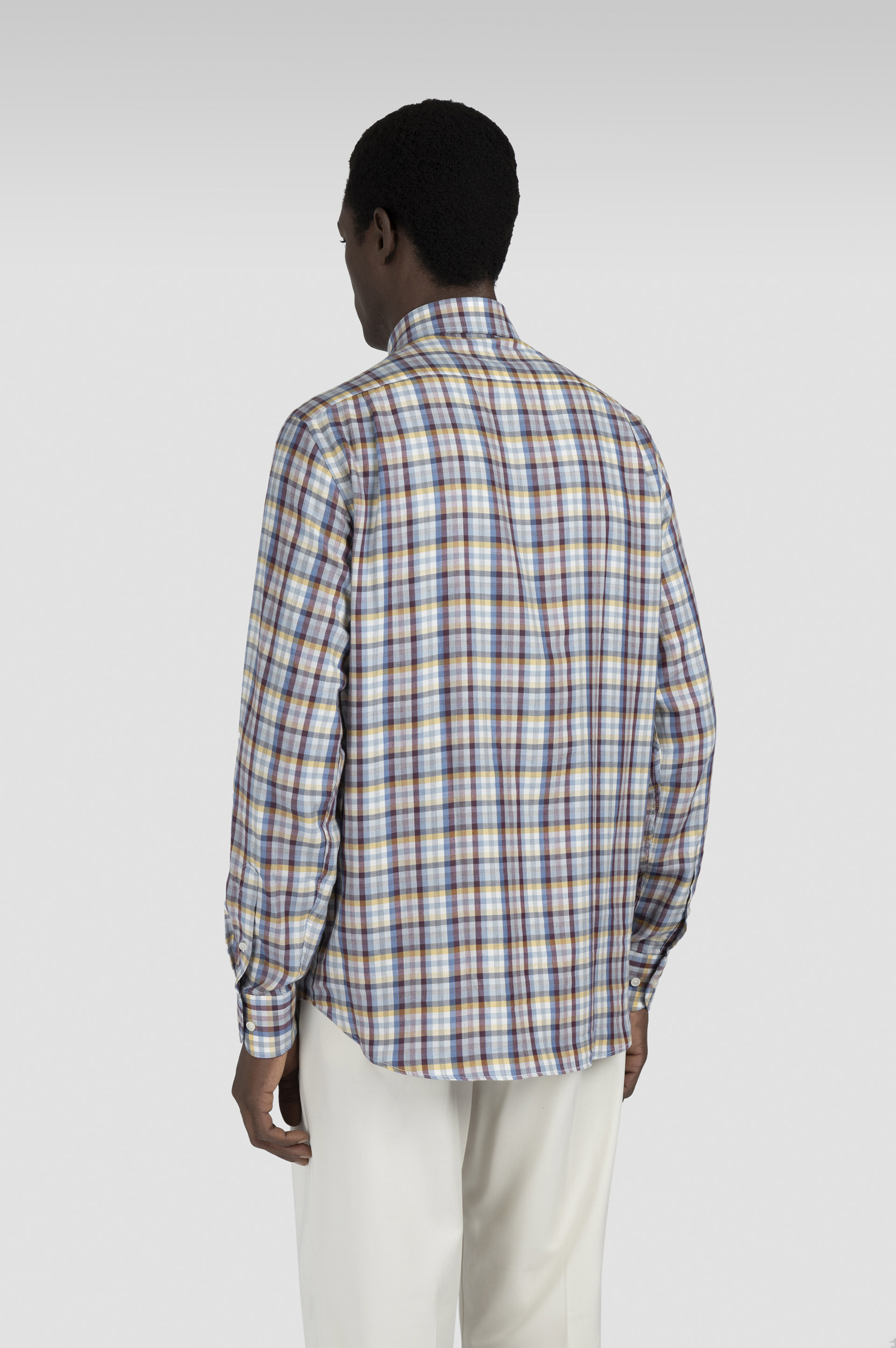 X-SOFT SHIRT WITH CHECKERED PATTERN - 3